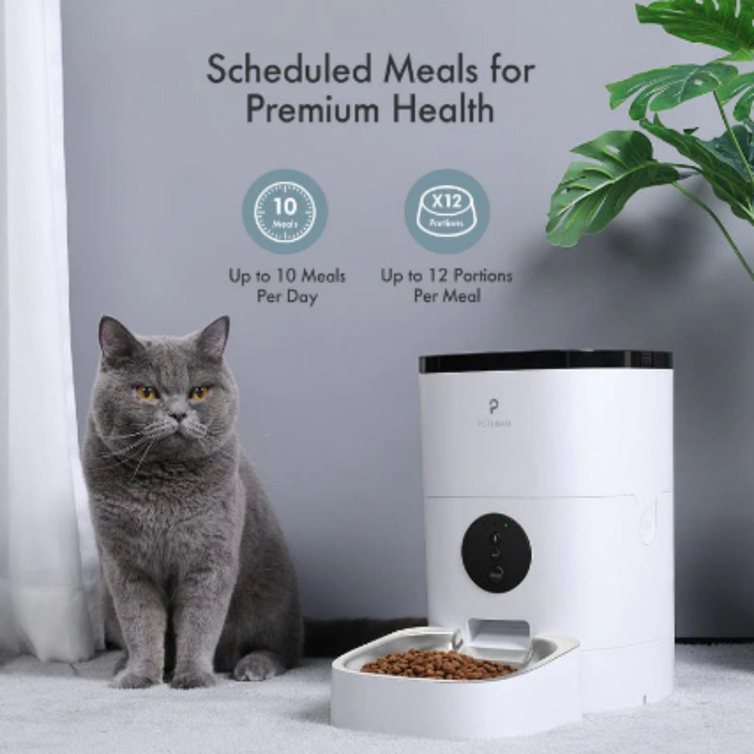 COMEDERO ALIMENTADOR AUTOMÁTICO PARA MASCOTAS WIFI PETLIBRO 3L - 2