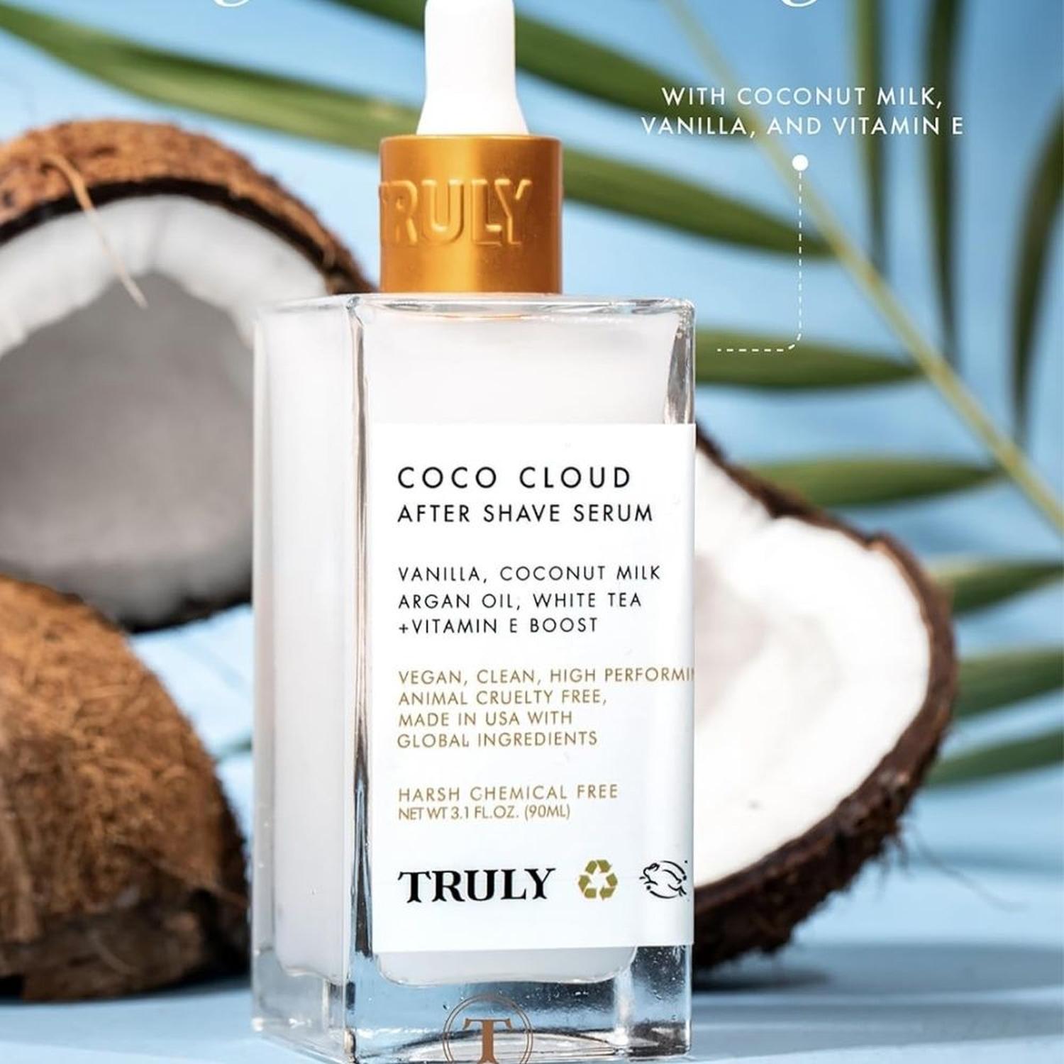 ACEITE PARA DESPUÉS DEL AFEITADO TRULY PREVIENE VELLO ENCARNADO COCO CLOUD - 90 ML - 2