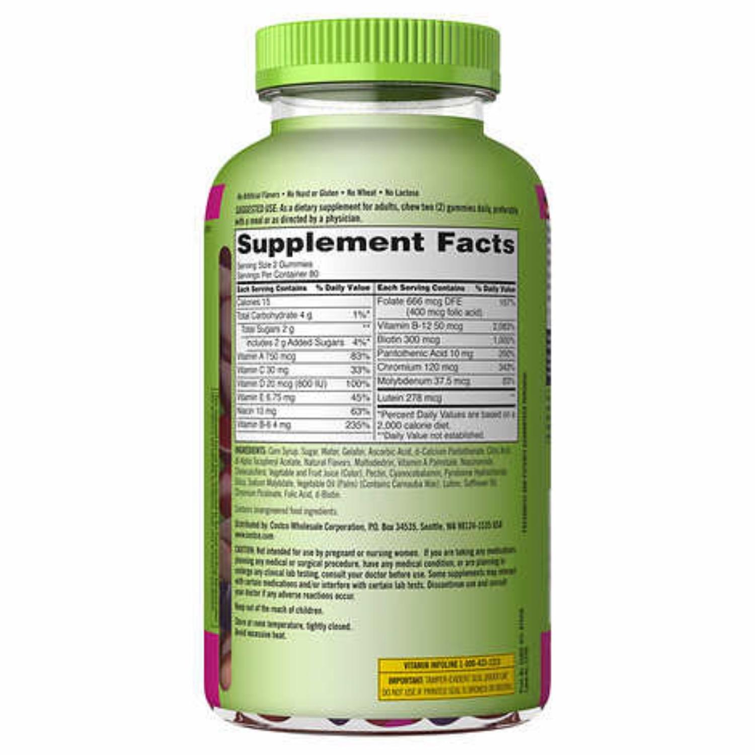GOMITAS MULTIVITAMÍNICO PARA ADULTOS KIRKLAND - 160 GUMMIES - 2