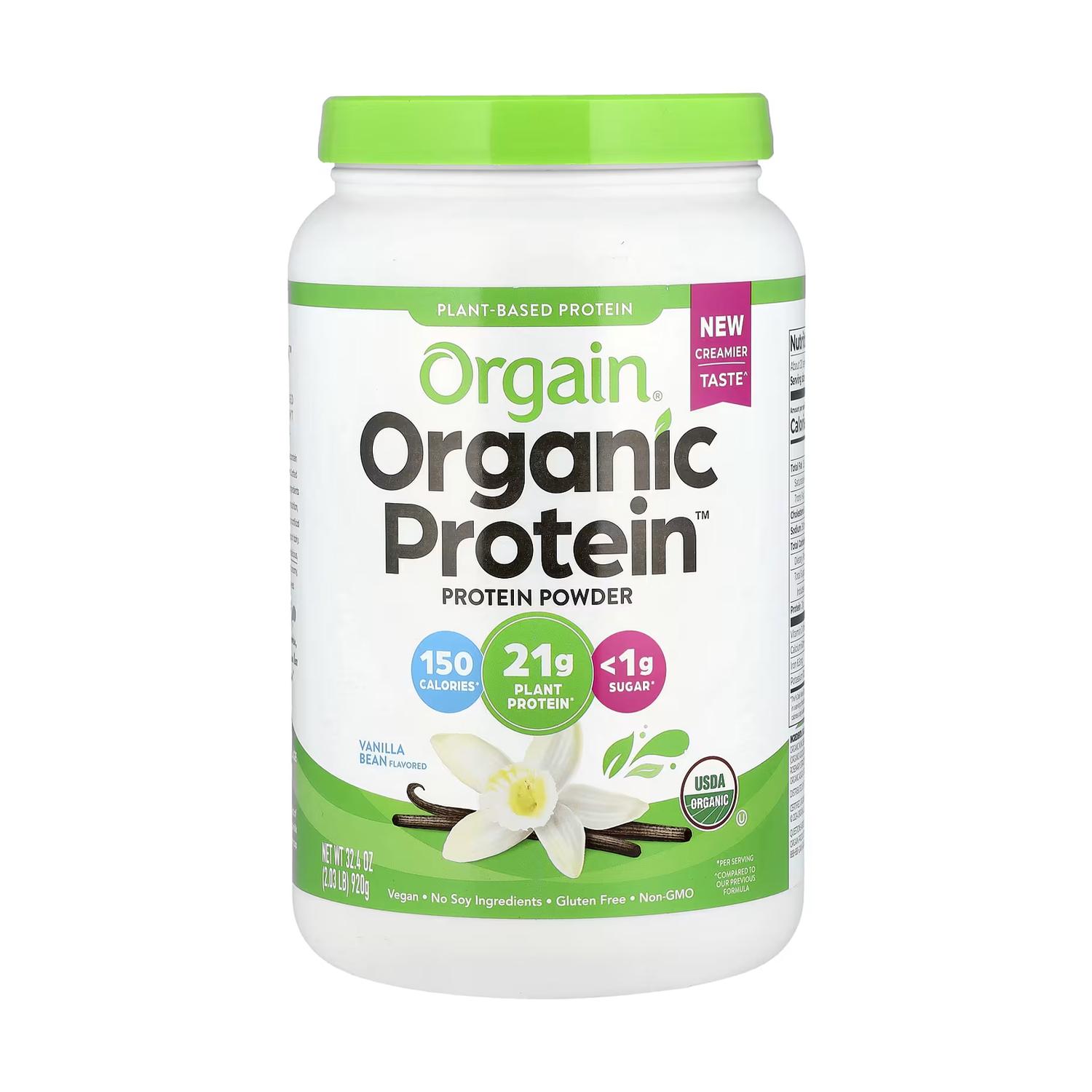 PROTEINA EN POLVO ORGANICA VEGANA ORGAIN VAINILLA 1.22 KG - 2
