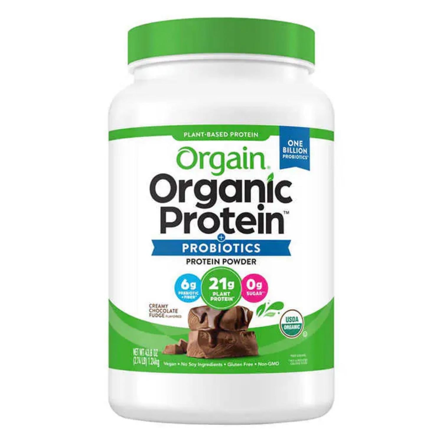 PROTEINA EN POLVO ORGANICA VEGANA ORGAIN CHOCOLATE - 1.2 KG - 1