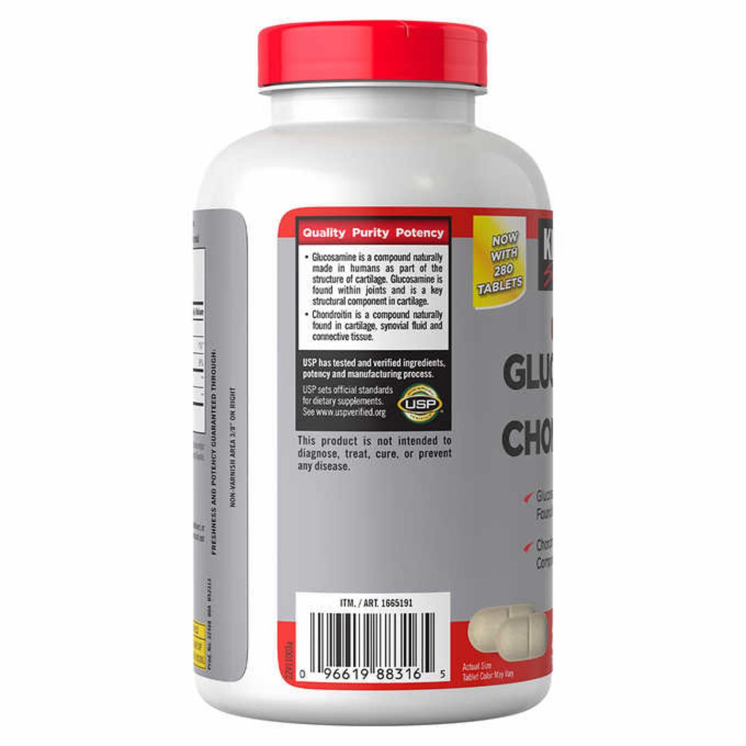 GLUCOSAMINA 1500MG CON CONDOINTRINA 1200MG KIRKLAND SIGNATURE 280 TAB - 3