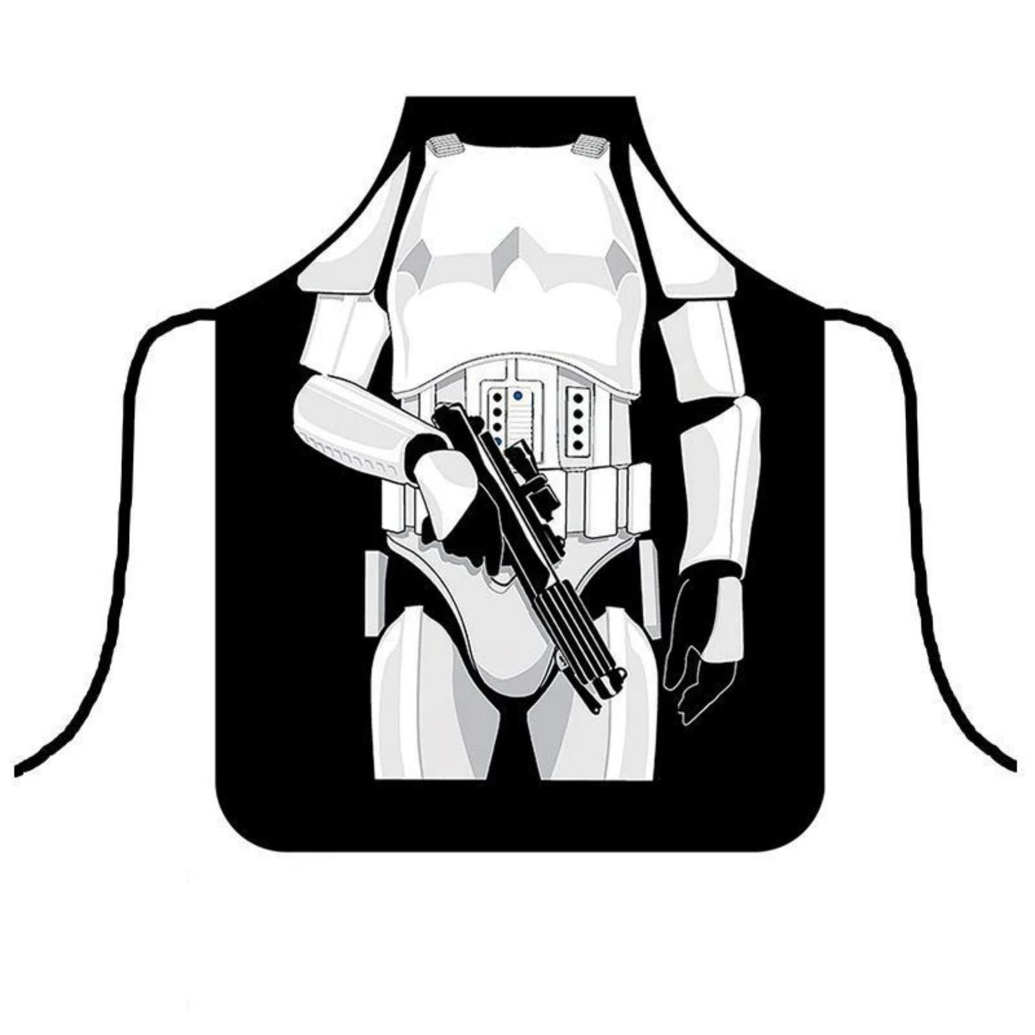 DELANTAL O MANDIL DE COCINA ESTAMPADO DIGITAL STAR WARS - 1
