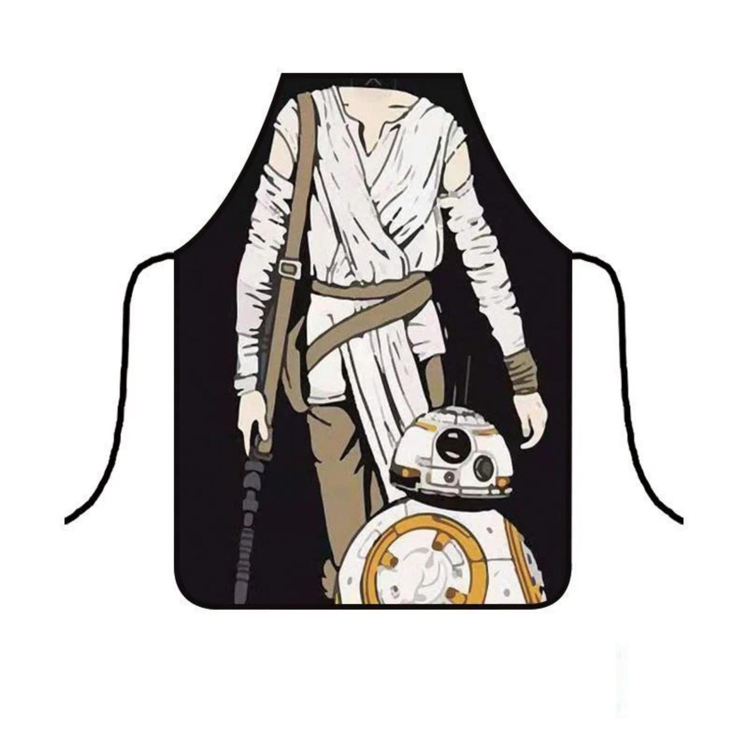 DELANTAL O MANDIL DE COCINA ESTAMPADO DIGITAL STAR WARS - 1