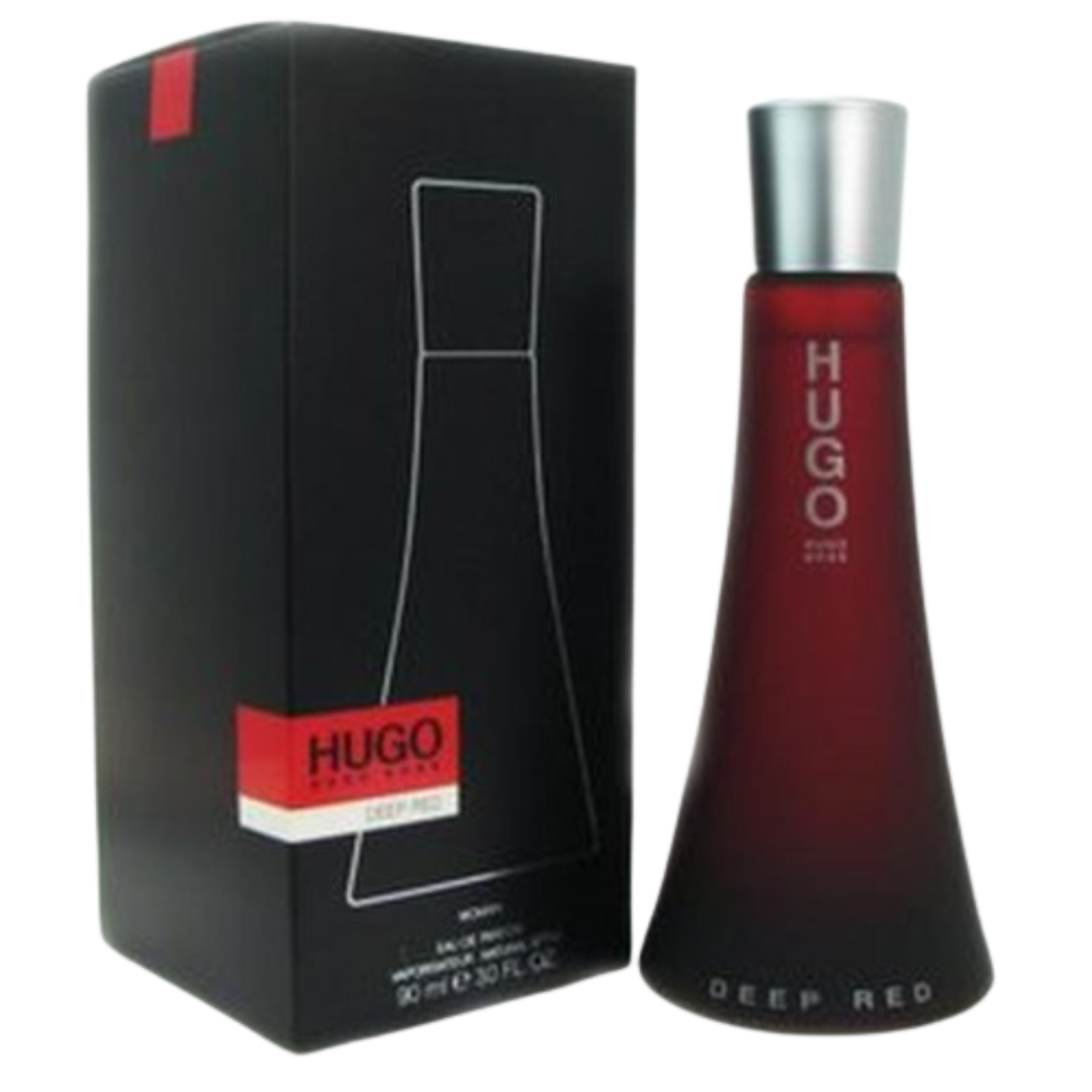 PERFUME PARA MUJER HUGO BOSS DEEP RED EAU DE PARFUM 90 ML - 1