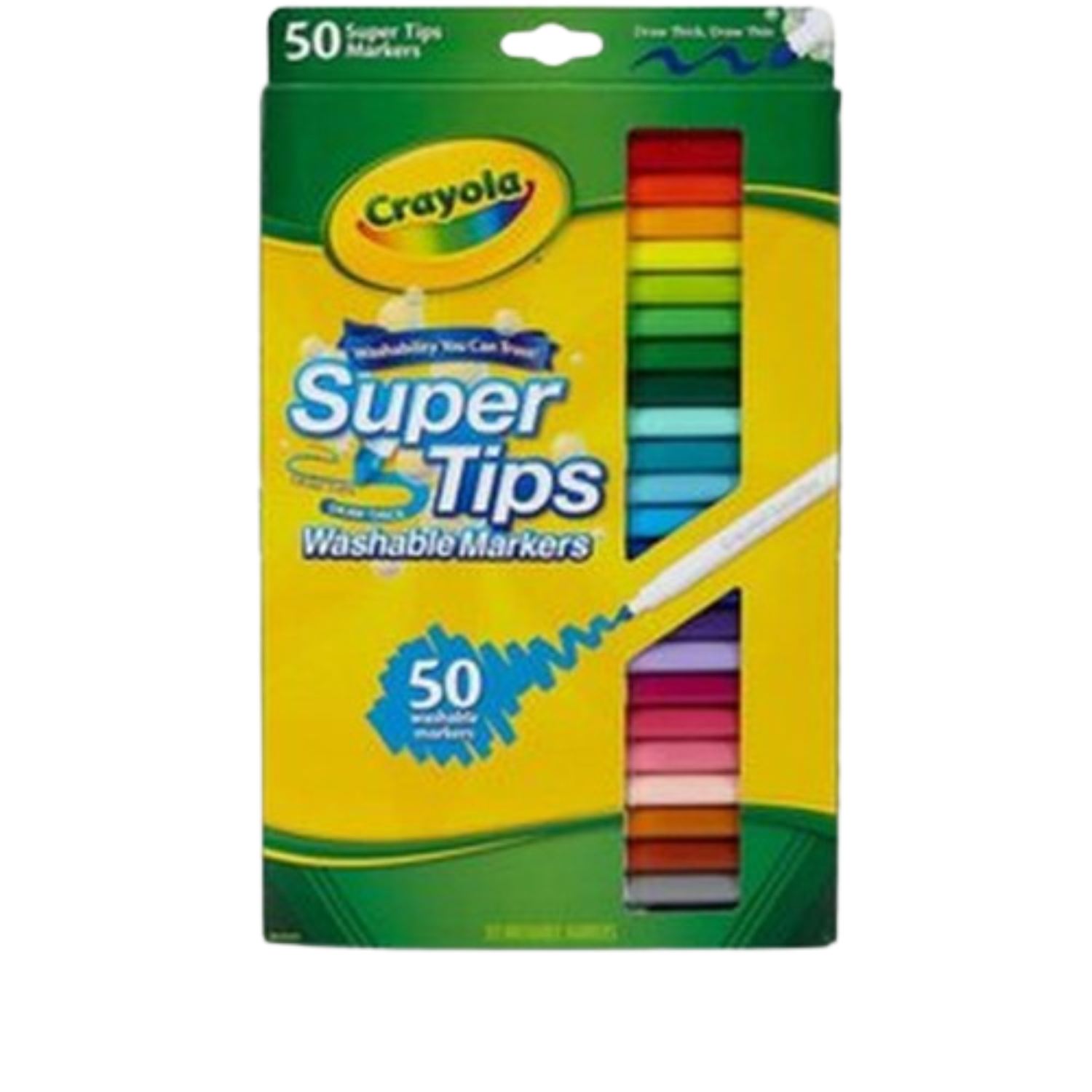 PLUMONES LETTERING CRAYOLA SUPERTIPS X 50 UNDS - 3