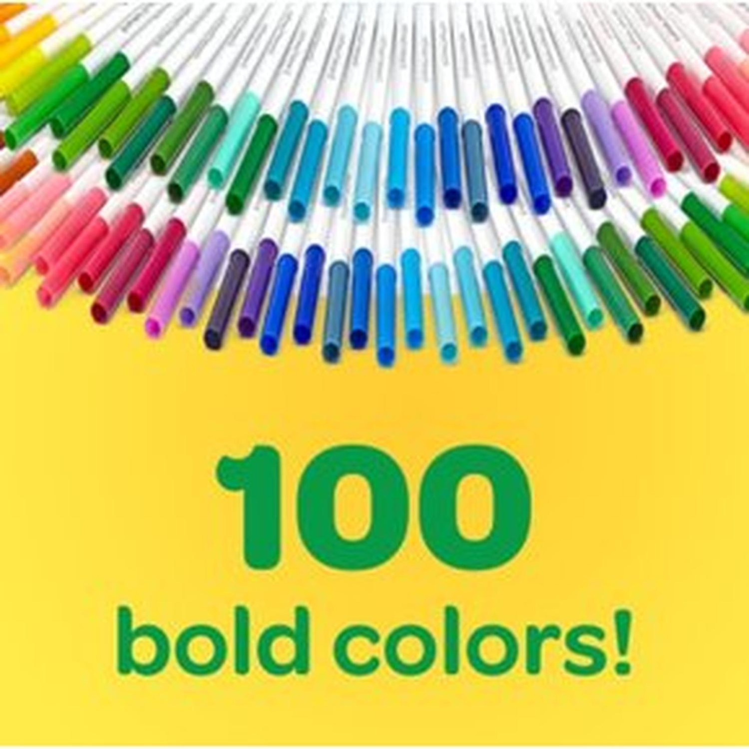 PLUMONES LETTERING CRAYOLA SUPERTIPS X 100 UNDS - 4