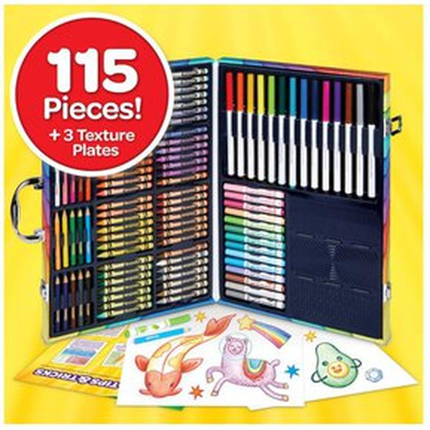 SET DE ARTE CRAYOLA INSPIRATION ART CASE COLORES 115 PIEZAS - 4