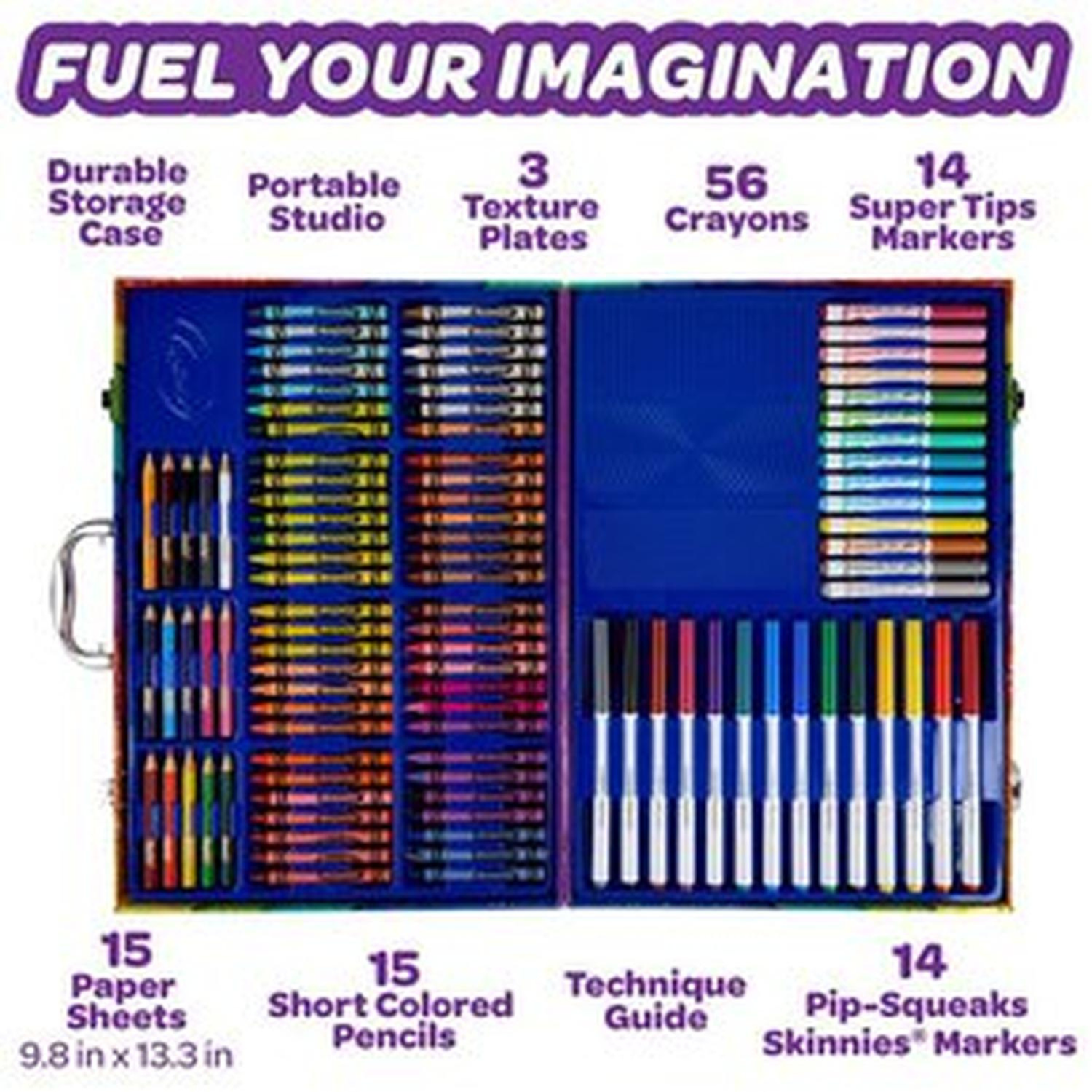 SET DE ARTE CRAYOLA INSPIRATION ART CASE COLORES 115 PIEZAS - 5