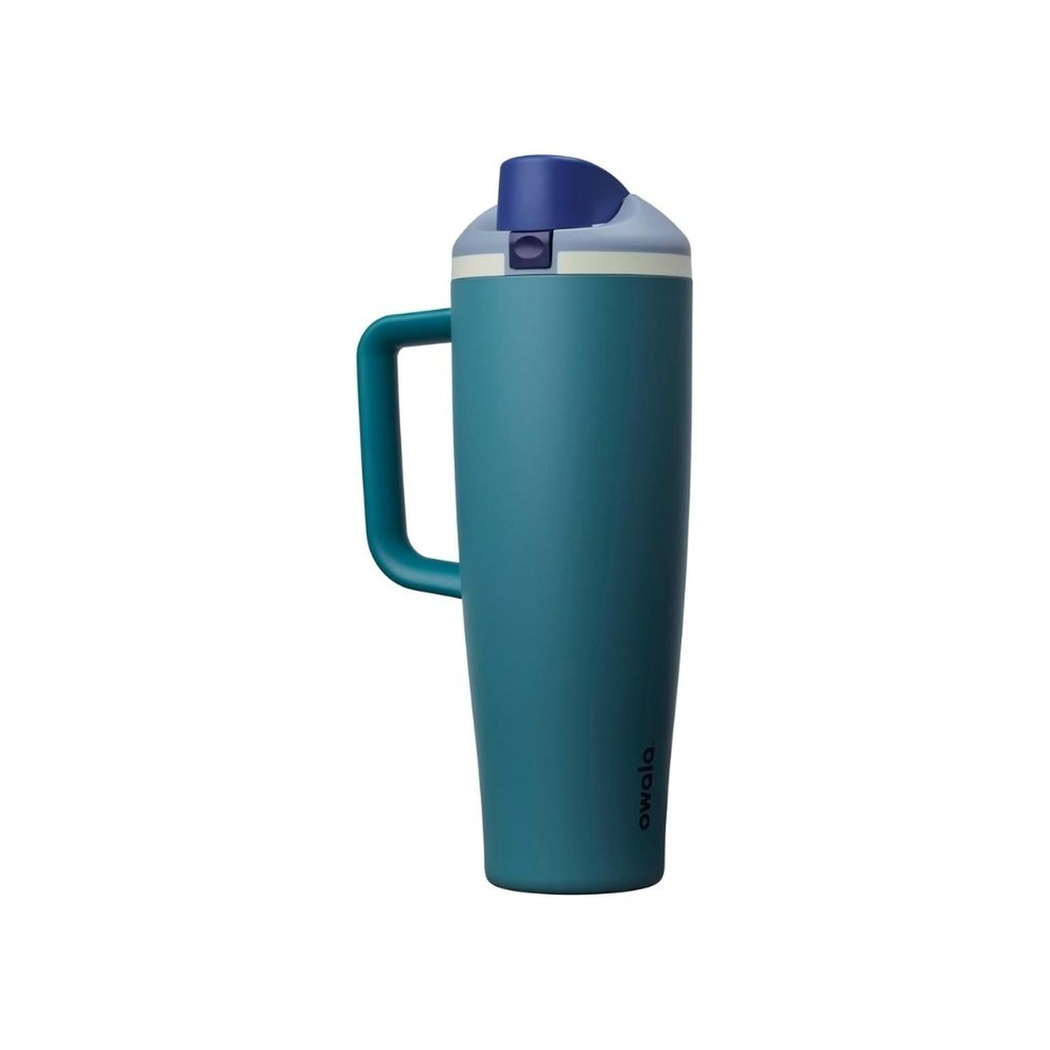 BOTELLA DE ACERO INOXIDABLE OWALA FREESIP 40 OZ - MEZCLILLA - 1