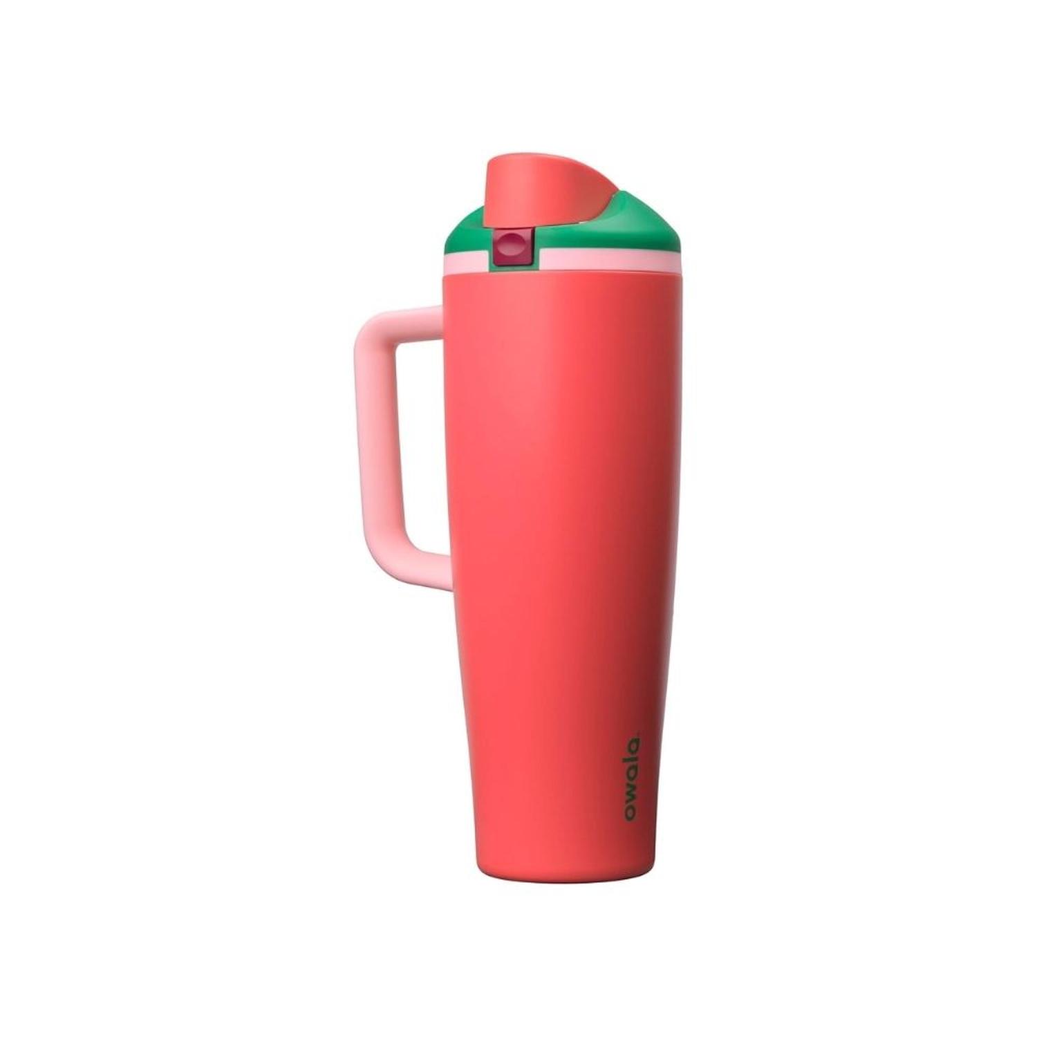 BOTELLA DE ACERO INOXIDABLE OWALA FREESIP 40 OZ - STRAWBERRY FIELDS - 1