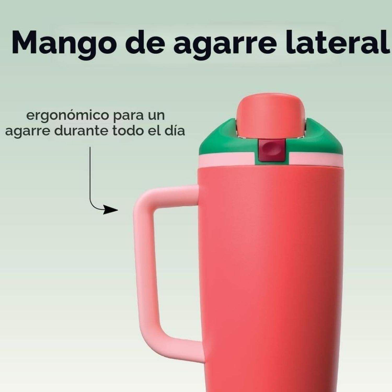 BOTELLA DE ACERO INOXIDABLE OWALA FREESIP 40 OZ - STRAWBERRY FIELDS - 2