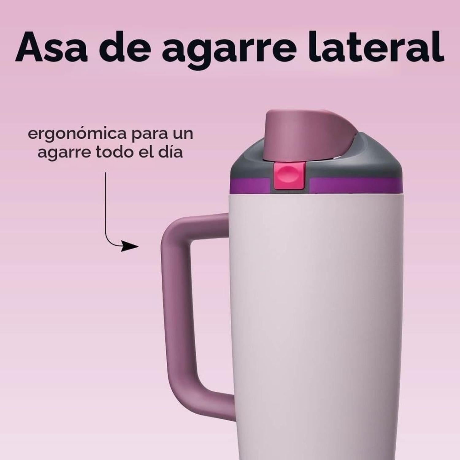 BOTELLA DE ACERO INOXIDABLE OWALA FREESIP 40 OZ - DREAM FIELD - 4