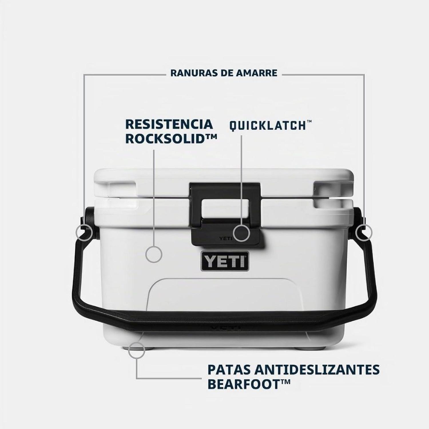 ENFRIADOR DURO PARA 12 LATAS YETI ROADIE 8 - NEGRO - 6