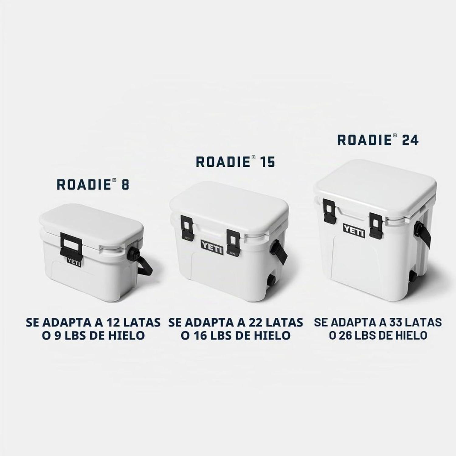 ENFRIADOR DURO PARA 12 LATAS YETI ROADIE 8 - NEGRO - 7