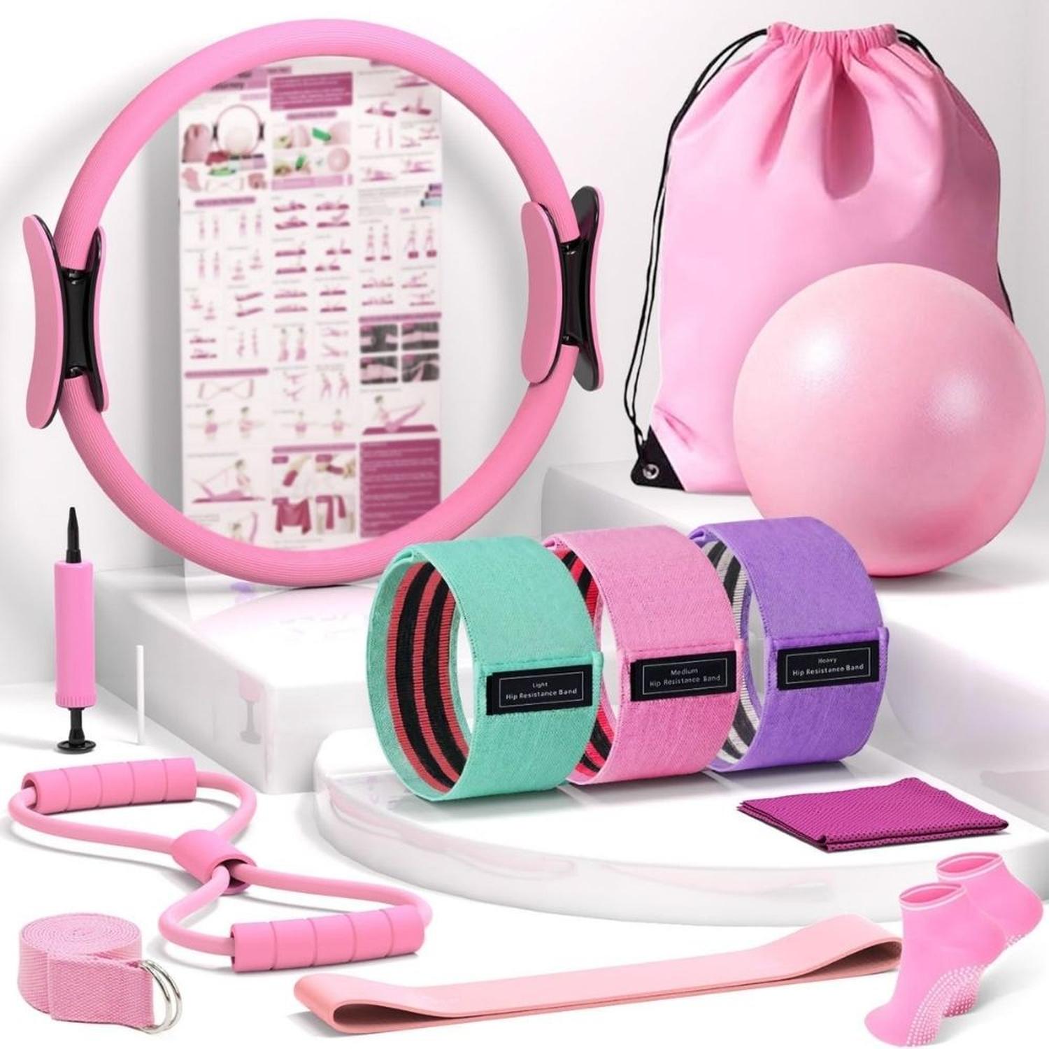 KIT ESENCIAL DE PILATES - ROSA - 1