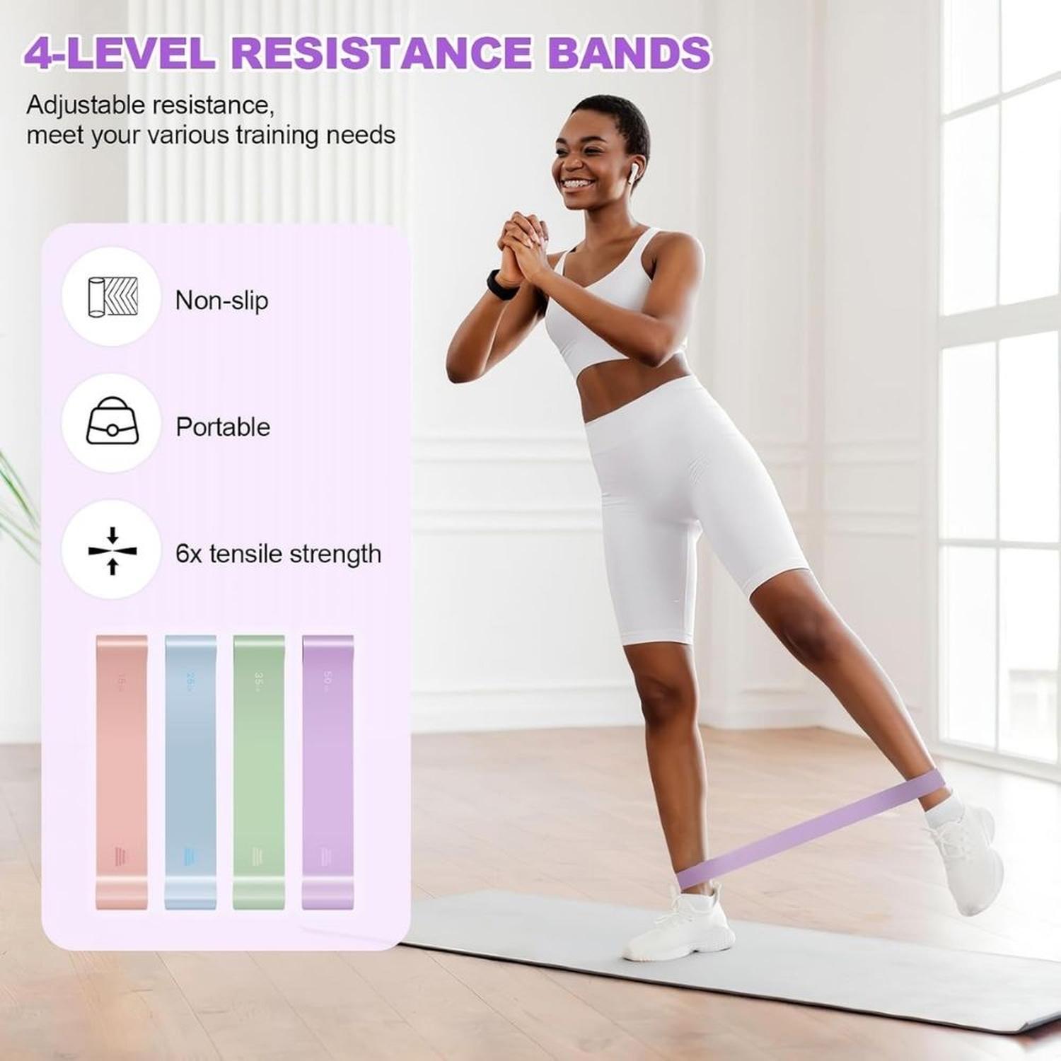 KIT ESENCIAL DE PILATES JUEGO DE ARO Y PELOTA DE PILATES DE 38 CM - 5