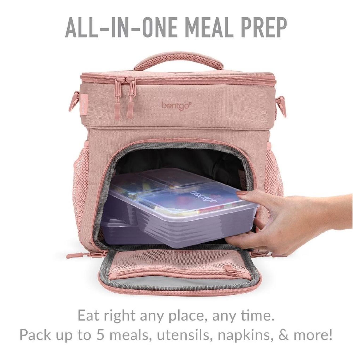 SET BENTGO PREP DELUXE Y 60 RECIPIENTES - BLUSH - 2