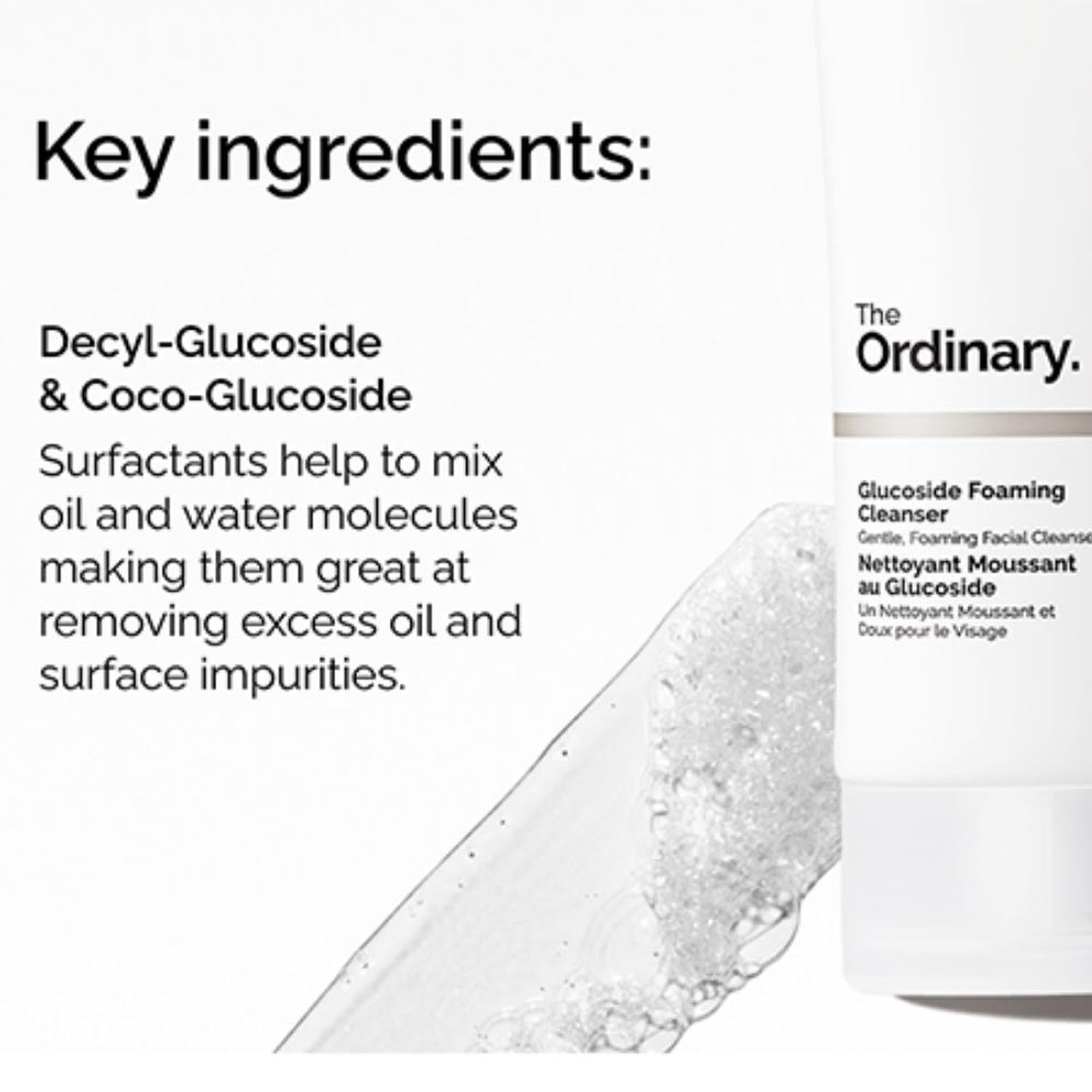 LIMPIADOR FACIAL ESPUMOSO THE ORDINARY CON GLUCÓSIDO - 50 ML - 3
