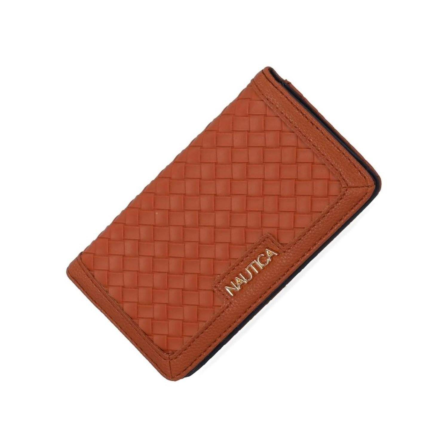 BILLETERA MUJER NAUTICA SLIM SEASIDE - COÑAC - 1