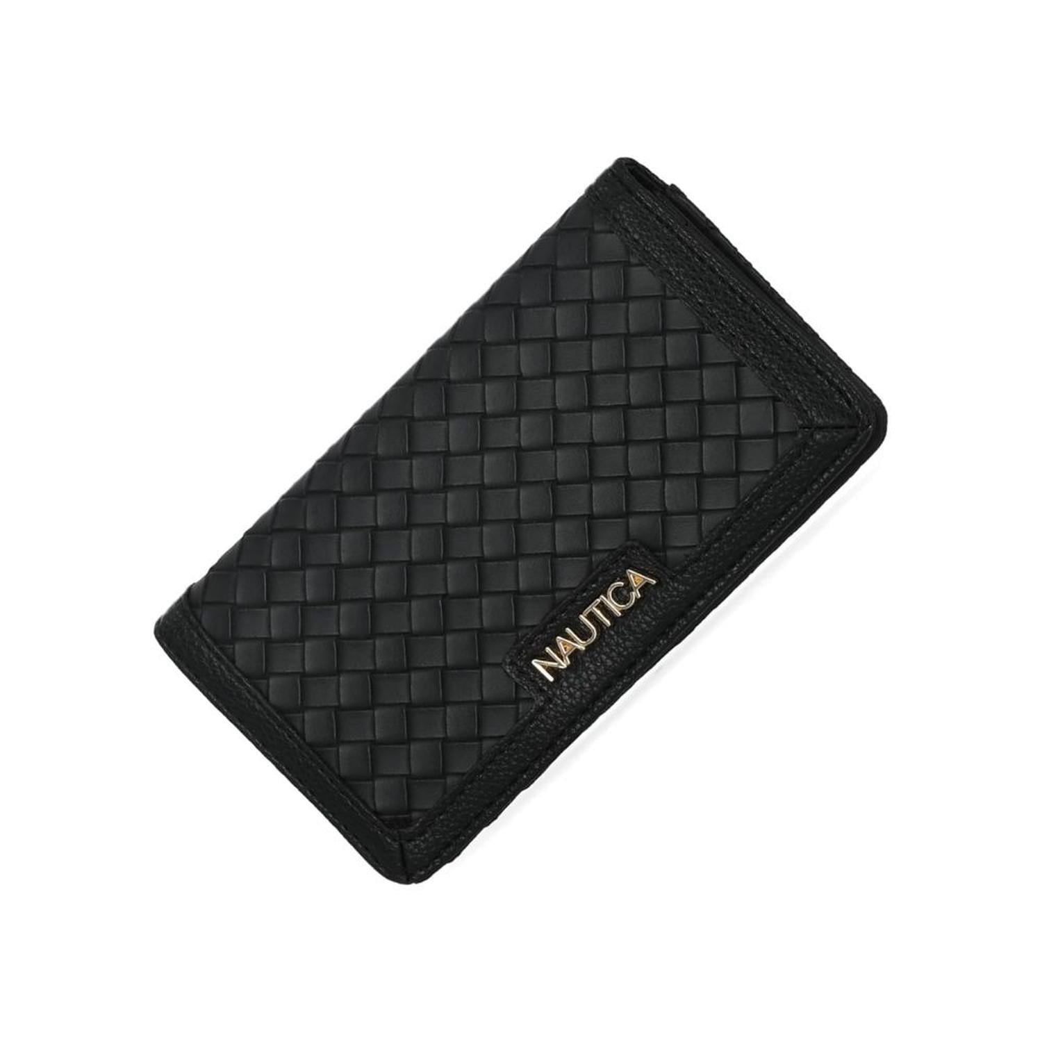 BILLETERA MUJER NAUTICA SLIM SEASIDE - NEGRO - 1