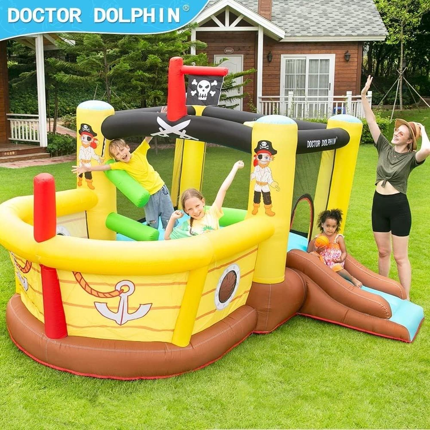 INFLABLE DE BARCO PIRATA SOPLADOR 450W - 2