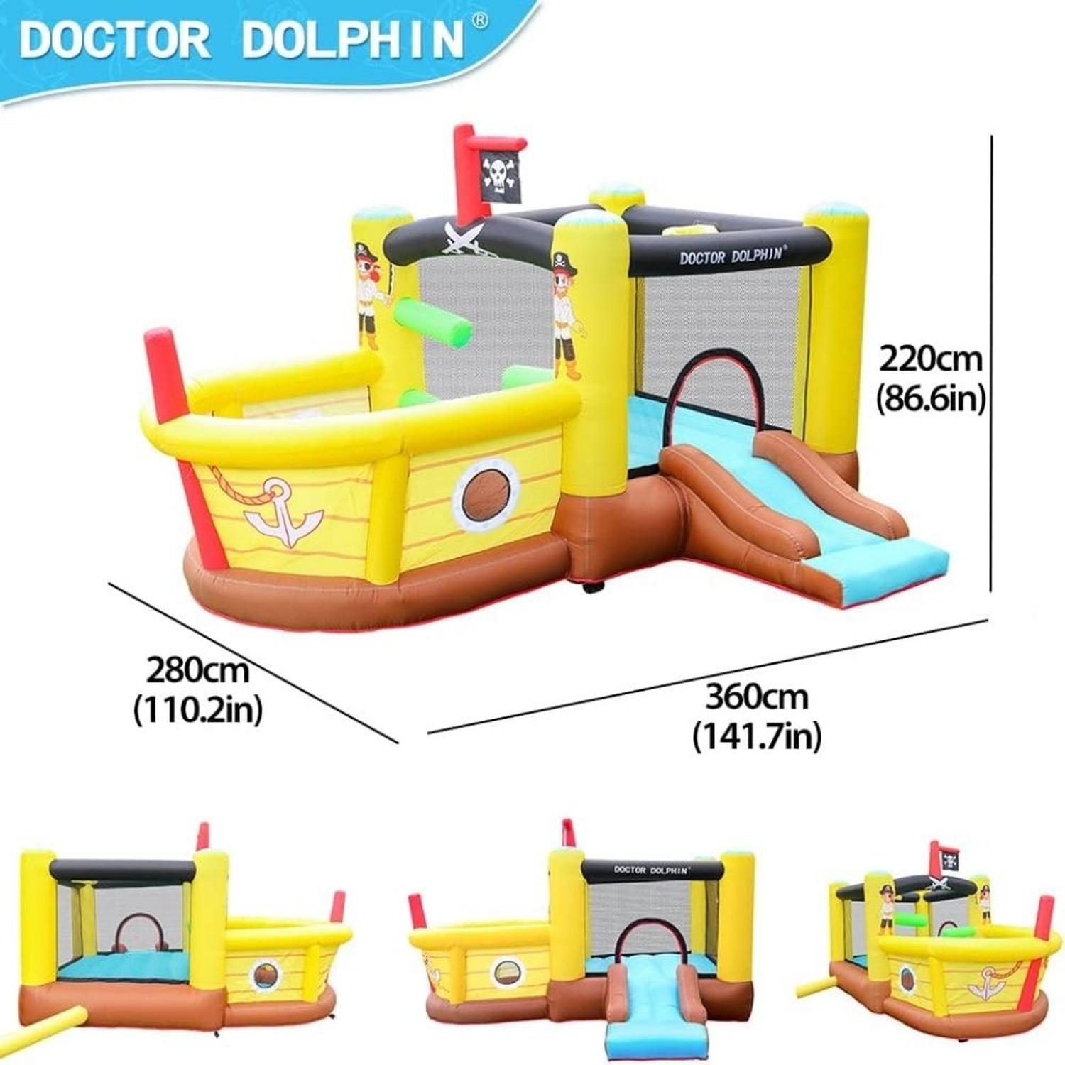 INFLABLE DE BARCO PIRATA SOPLADOR 450W - 3