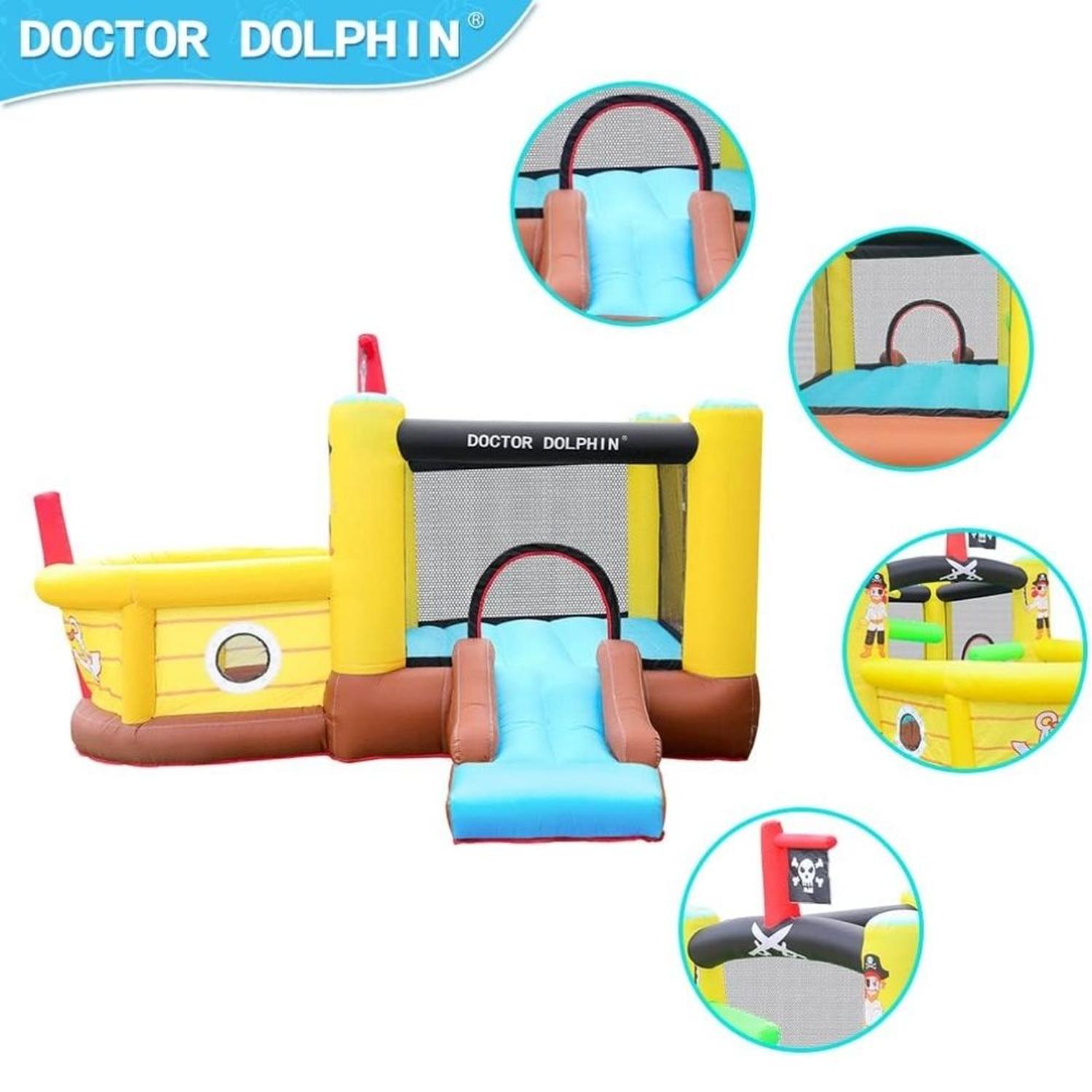 INFLABLE DE BARCO PIRATA SOPLADOR 450W - 4