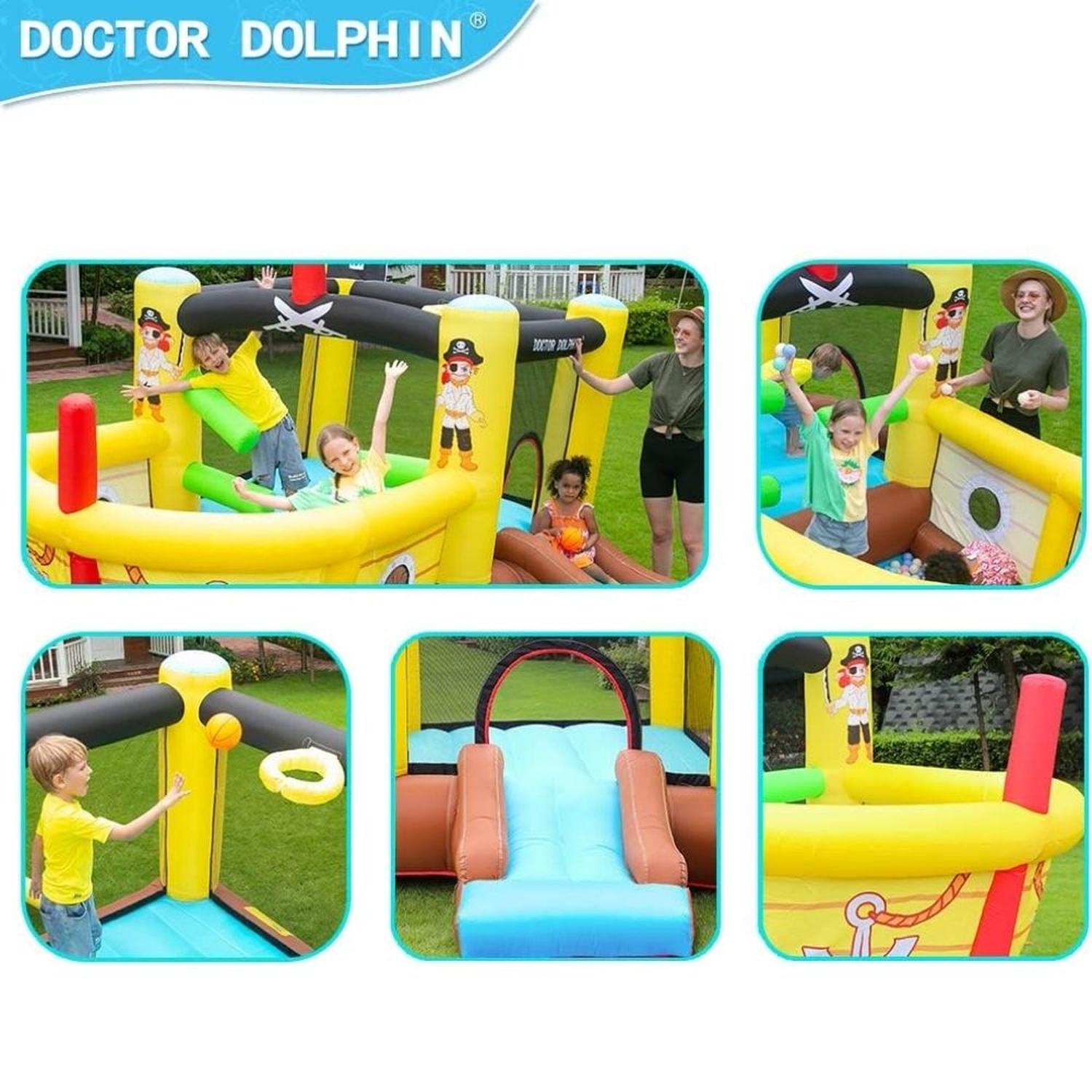 INFLABLE DE BARCO PIRATA SOPLADOR 450W - 5