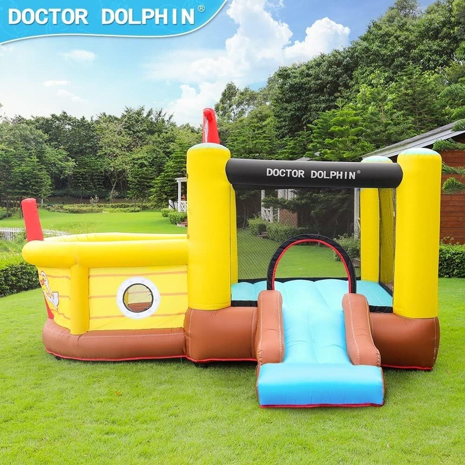 INFLABLE DE BARCO PIRATA SOPLADOR 450W - 6