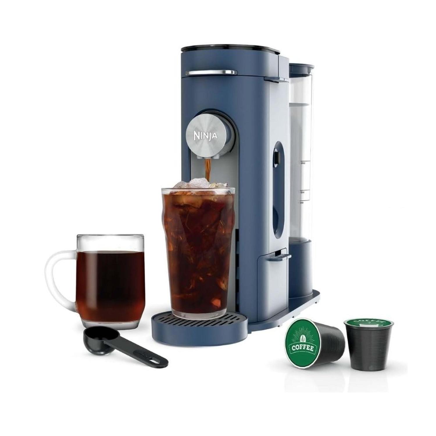 CAFETERA DE UNA SOLA PORCIÓN NINJA PODS Y CAFÉ MOLIDO - NAVY - 1