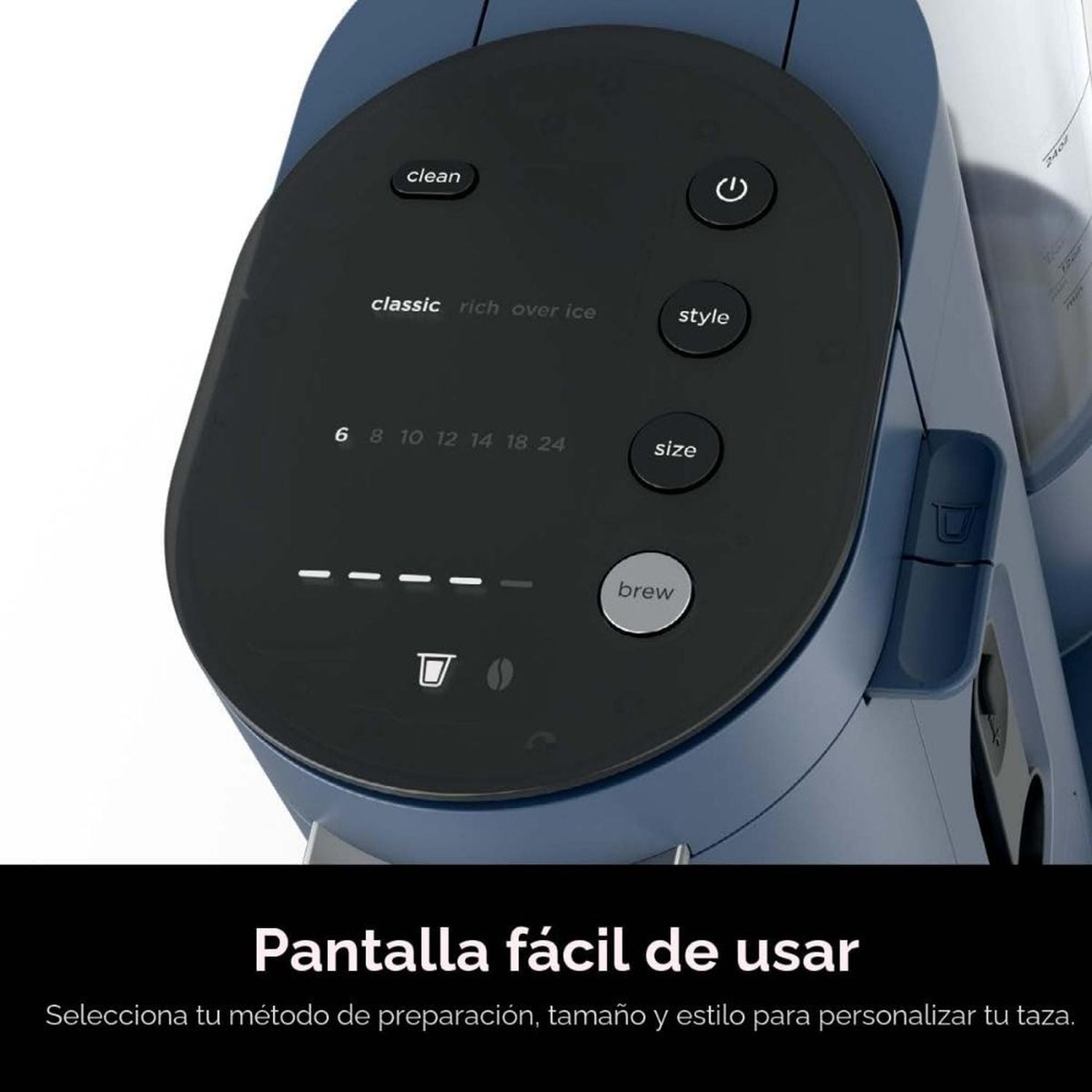 CAFETERA DE UNA SOLA PORCIÓN NINJA PODS Y CAFÉ MOLIDO - NAVY - 6