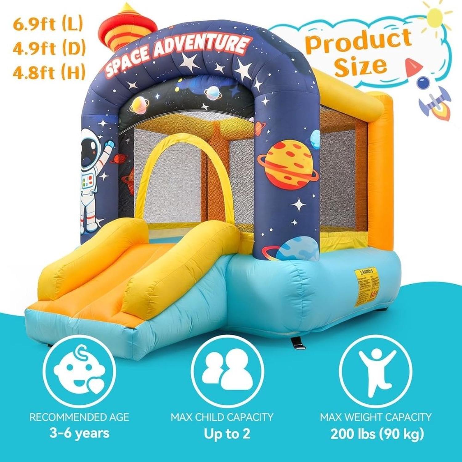 CASA INFLABLE PARA NIÑOS DE 3 A 6 AÑOS - SPACE - 2
