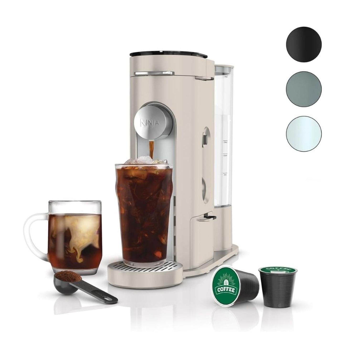 CAFETERA DE UNA SOLA PORCIÓN NINJA PODS Y CAFÉ MOLIDO - STONE - 1