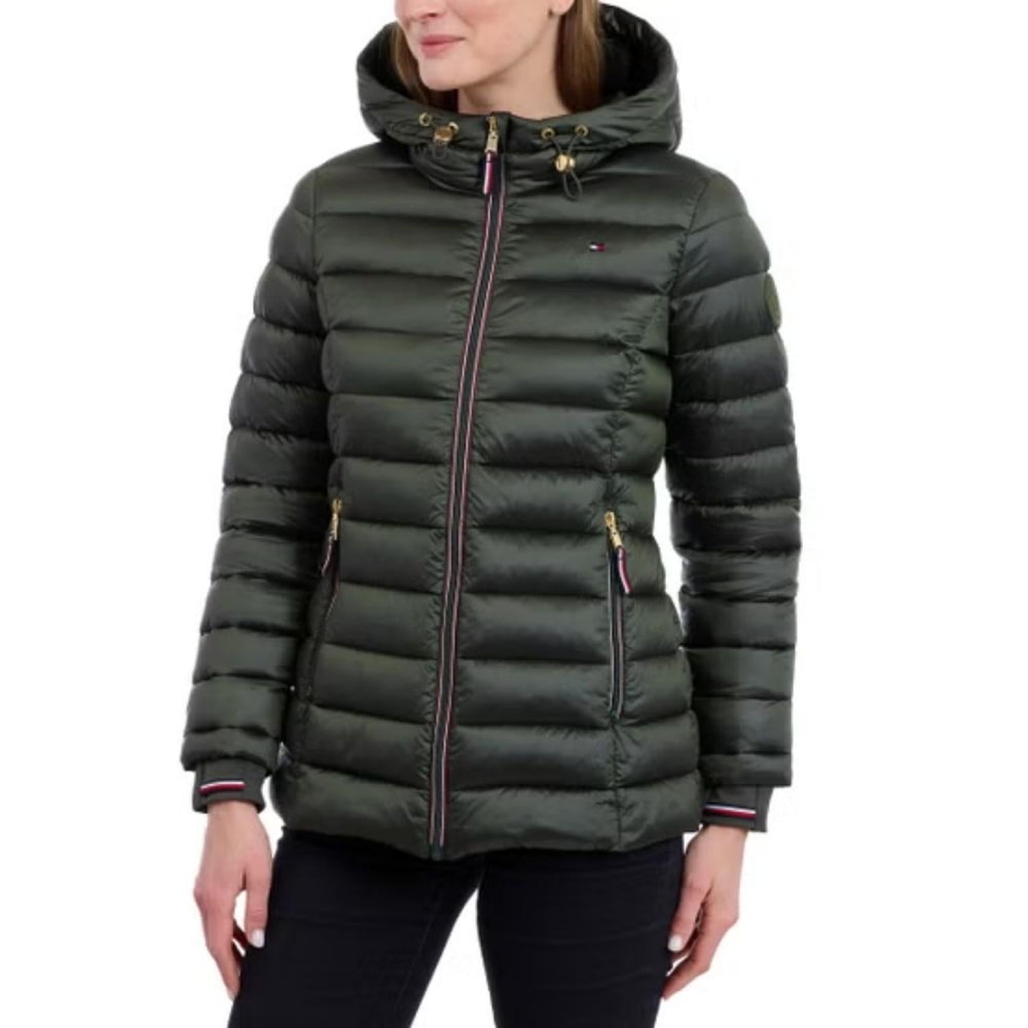 CASACA MUJER TOMMY HILFIGER LIGHTWEIGHT PUFFER - VERDE - 2
