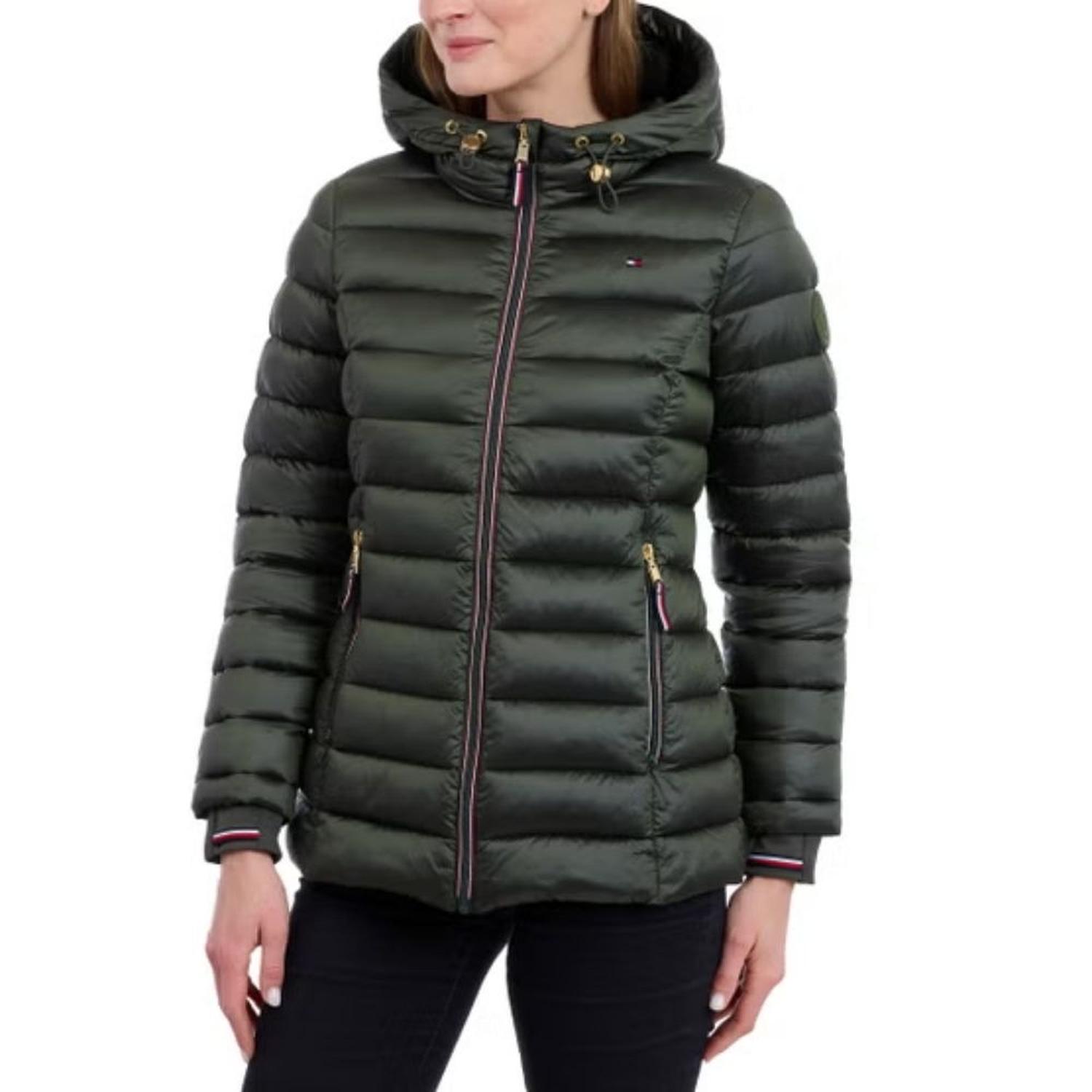 CASACA MUJER TOMMY HILFIGER LIGHTWEIGHT PUFFER - VERDE - 2