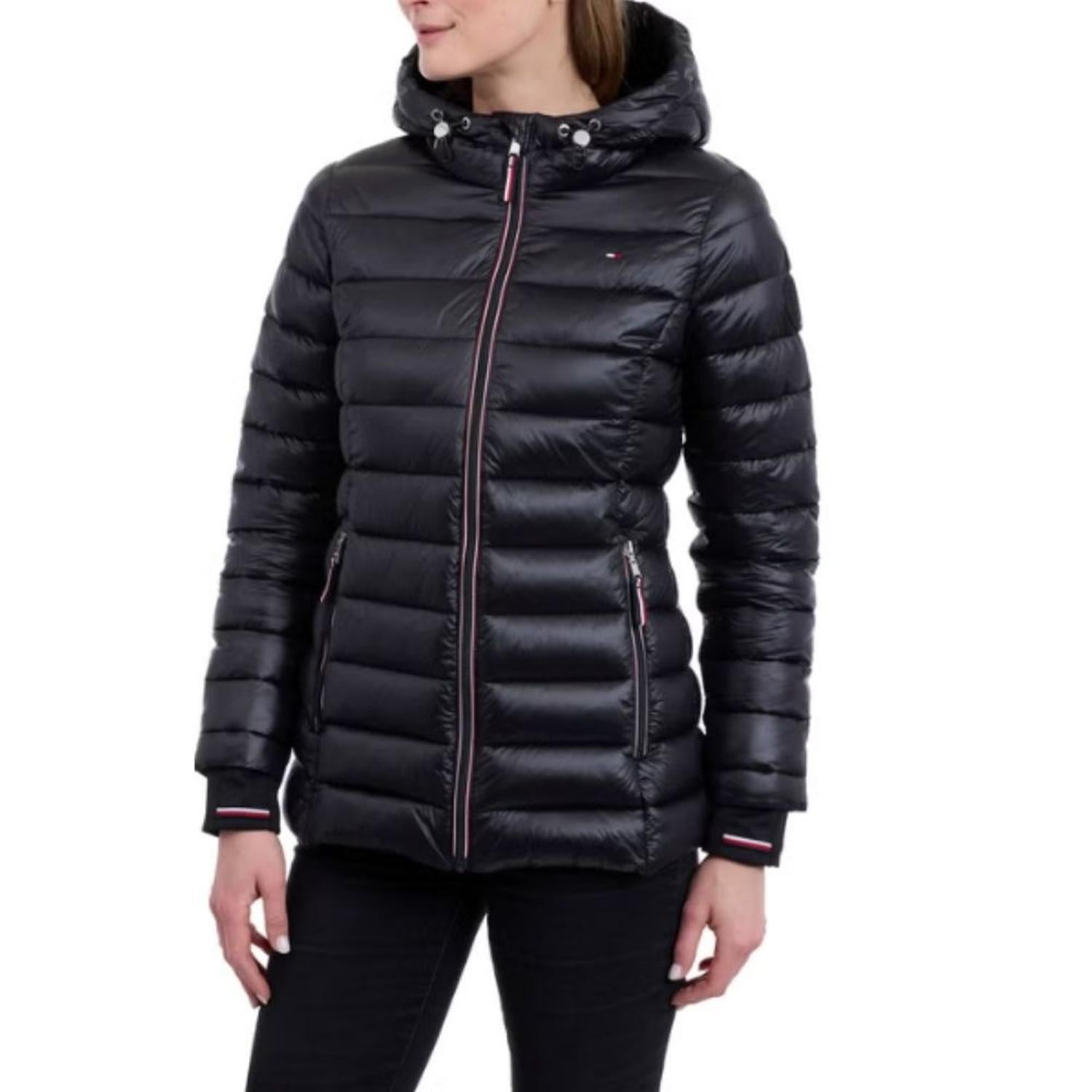 CASACA MUJER TOMMY HILFIGER LIGHTWEIGHT PUFFER - NEGRO - 1