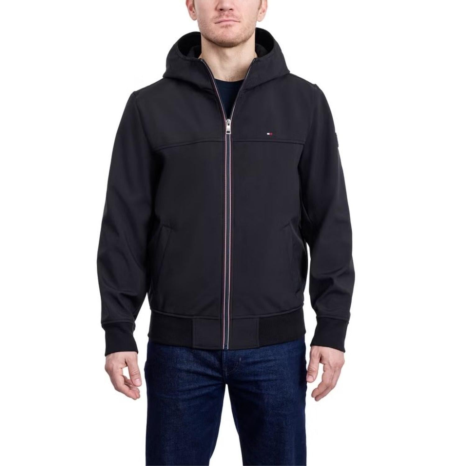 CASACA HOMBRE TOMMY HILFIGER SOFTSHELL - NEGRO - 1