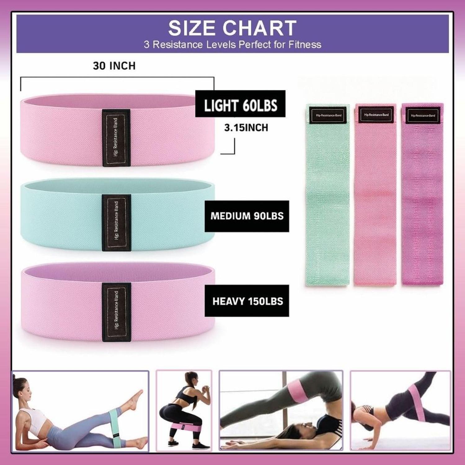 KIT DE FITNESS PARA YOGA Y PILATES 18 PIEZAS - ROSA - 2