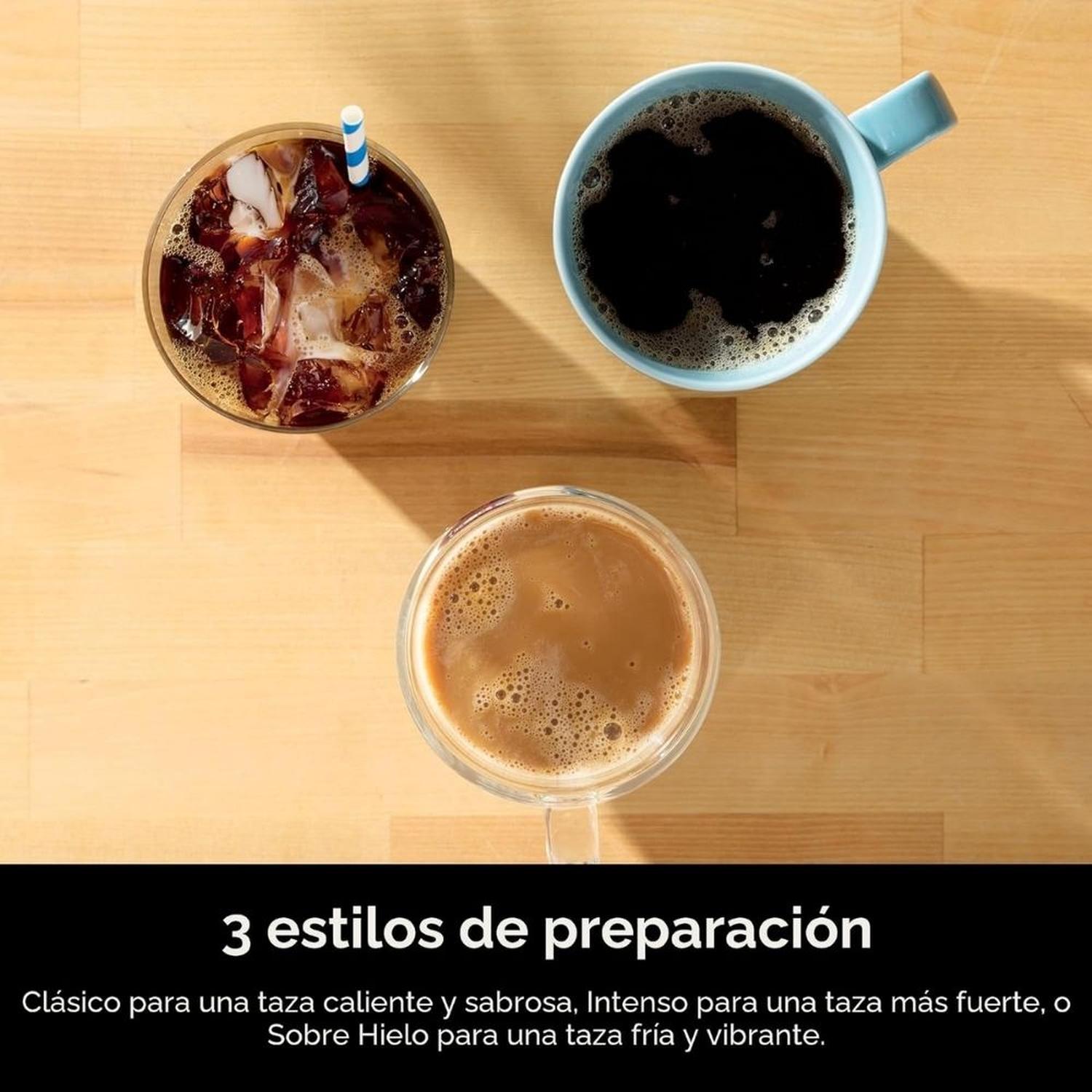 CAFETERA DE UNA SOLA PORCIÓN NINJA PODS Y CAFÉ MOLIDO - AZUL - 5