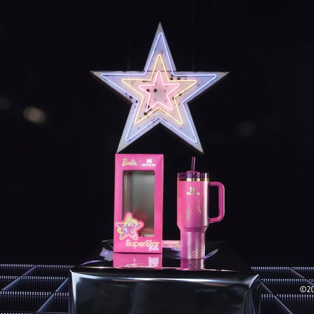 QUENCHER H2.0 FLOW STATE STANLEY X BARBIE 70S SUPERSTAR - 40 OZ - 7