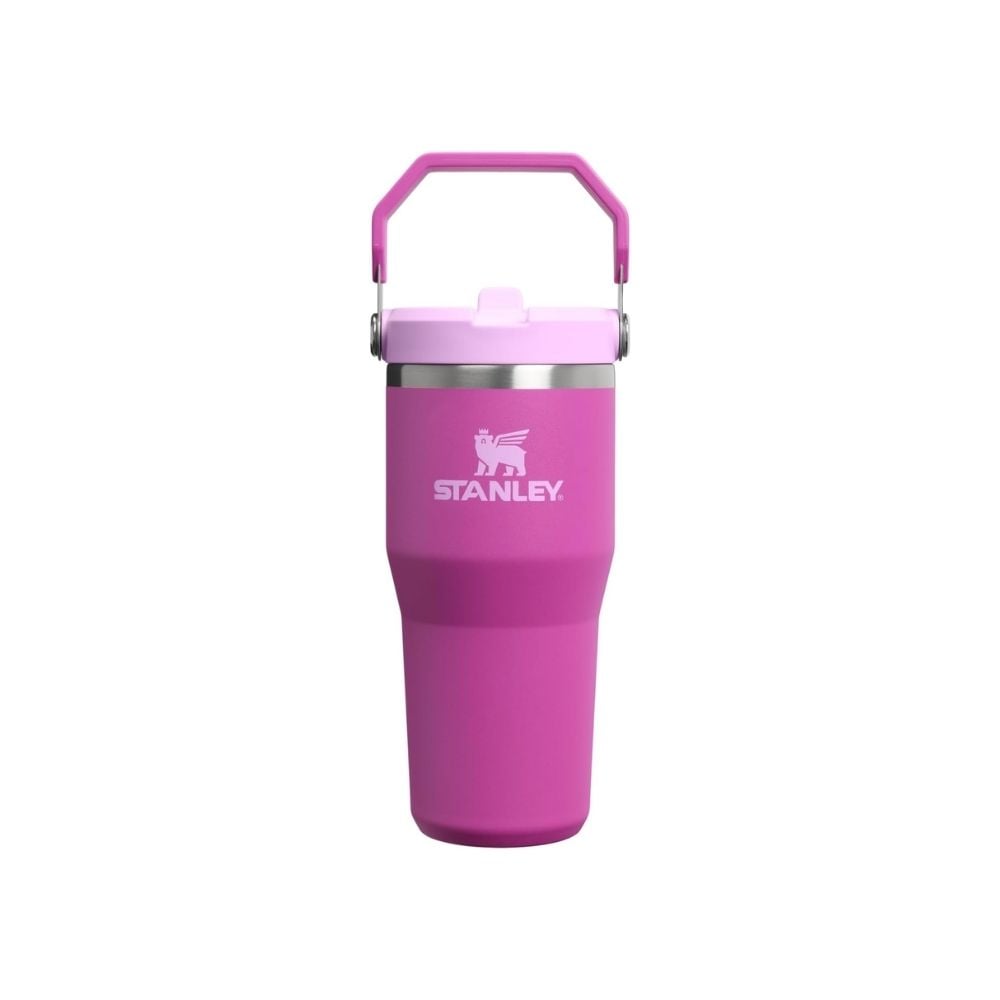 TUMBLER VASO DE ACERO INOXIDABLE STANLEY ICEFLOW 2.0 14 OZ - DARK BLOSSOM - 1