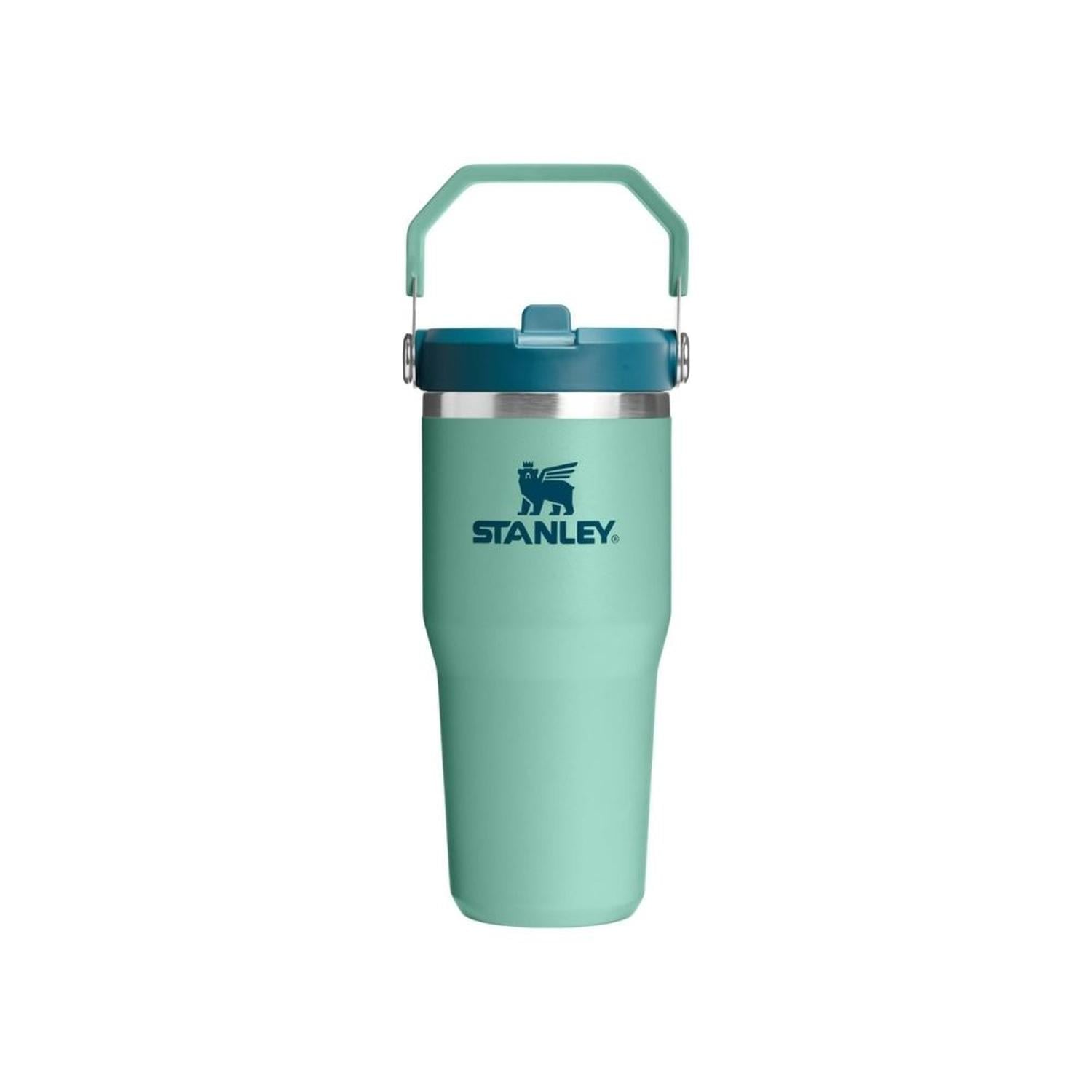 TUMBLER VASO DE ACERO INOXIDABLE STANLEY ICEFLOW 2.0 14 OZ - SPRING GREEN - 1
