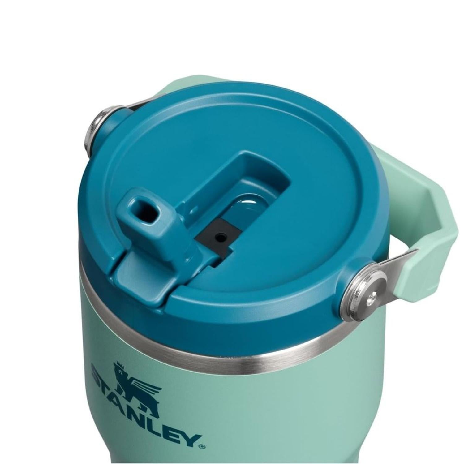 TUMBLER VASO DE ACERO INOXIDABLE STANLEY ICEFLOW 2.0 14 OZ - SPRING GREEN - 2