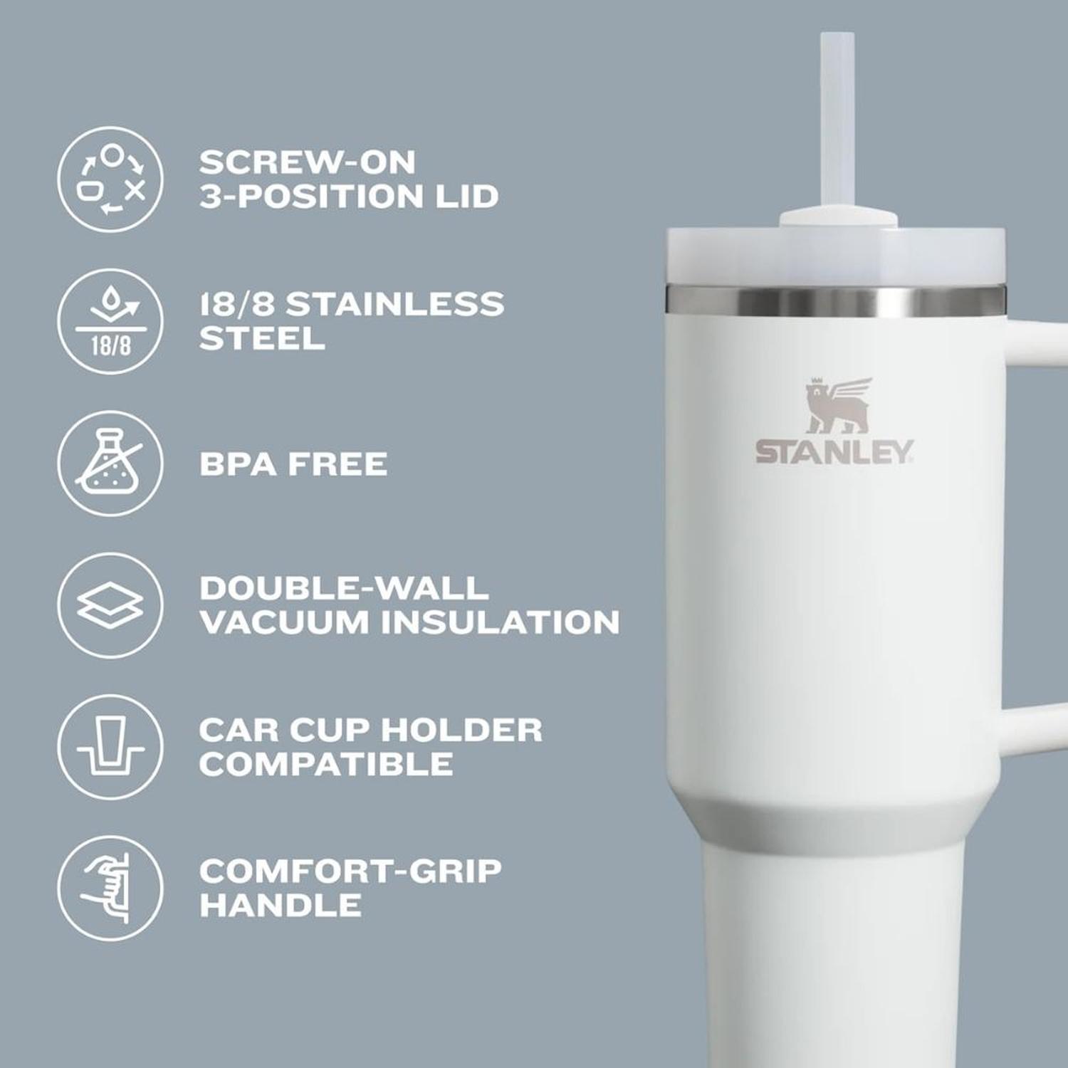 TUMBLER STANLEY QUENCHER H2.0 30 OZ - NEGRO - 5