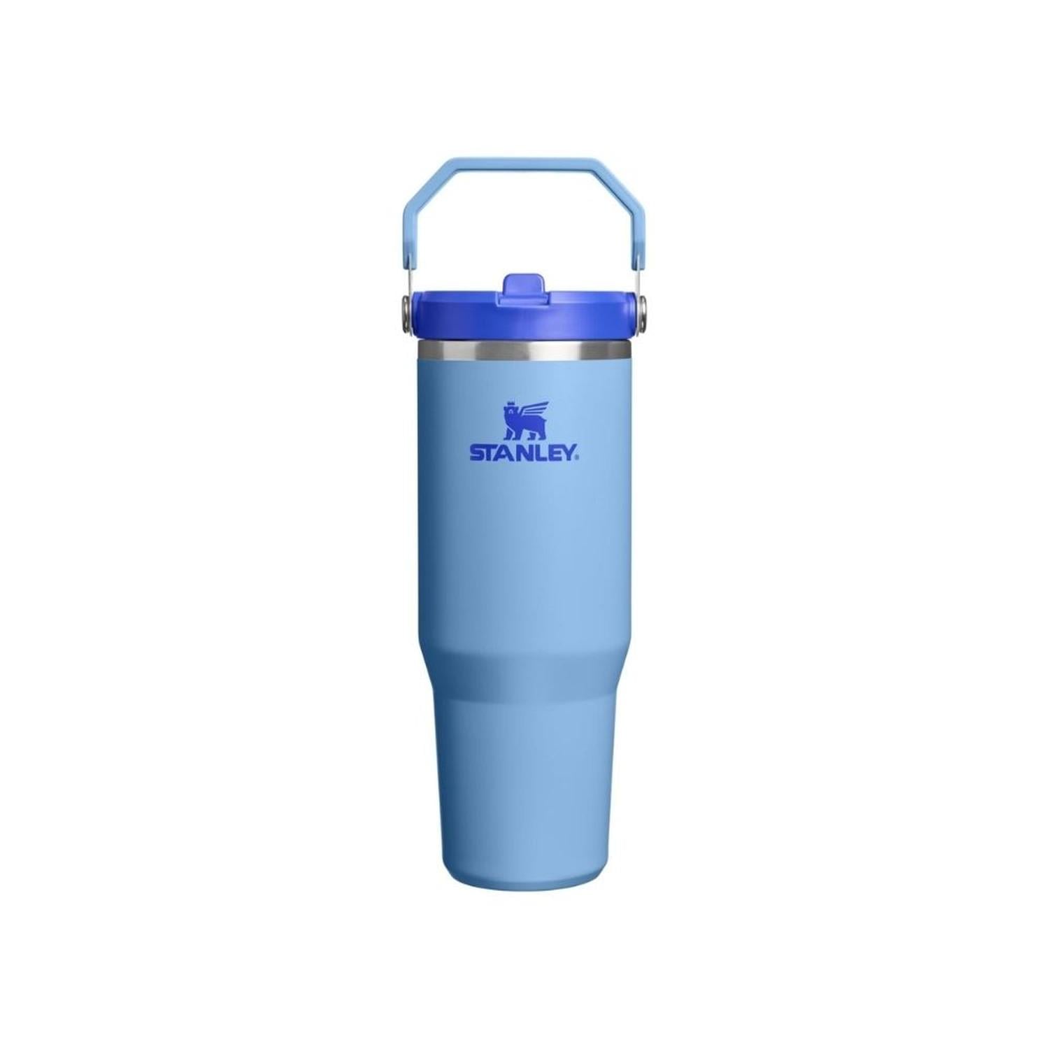 TUMBLER VASO DE ACERO INOXIDABLE STANLEY ICEFLOW 2.0 30 OZ - BLUE SKY - 1