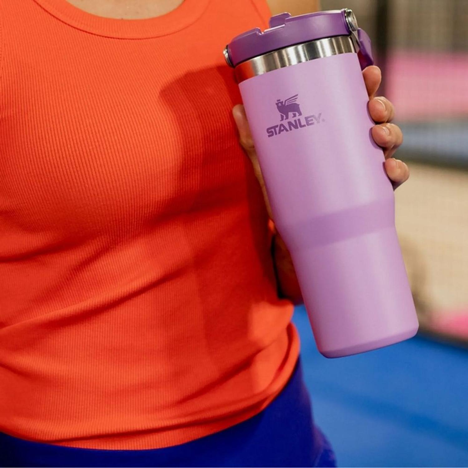 TUMBLER VASO DE ACERO INOXIDABLE STANLEY ICEFLOW 2.0 30 OZ - LILAC - 2