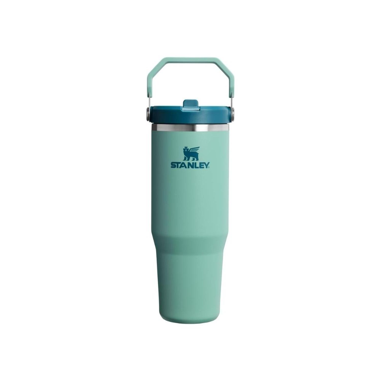 TUMBLER VASO DE ACERO INOXIDABLE STANLEY ICEFLOW 2.0 30 OZ - SPRING GREEN - 1