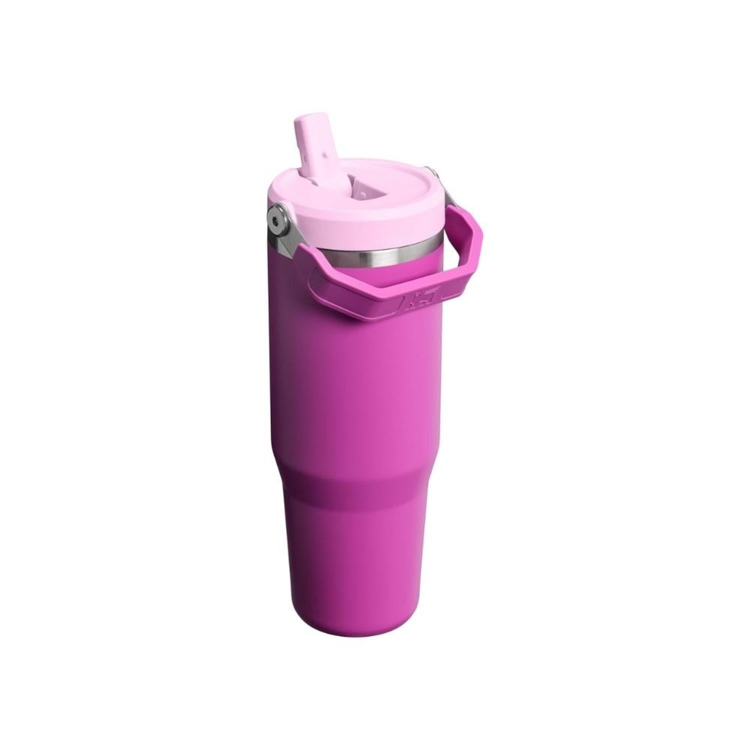 TUMBLER VASO DE ACERO INOXIDABLE STANLEY ICEFLOW 2.0 30 OZ - DARK BLOSSOM - 3