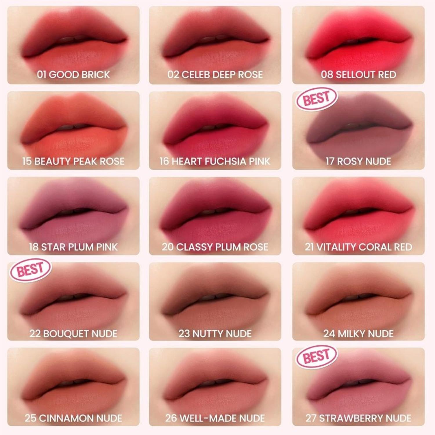 TINTE LABIAL PERIPERA INK THE VELVET - ROSE NUDE - 6